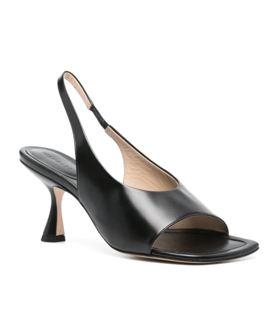 Wandler Julio 75mm Sandals In Black