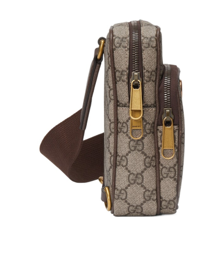 Gucci Ophidia Gg Front-pocket Belt Bag In Multicolor