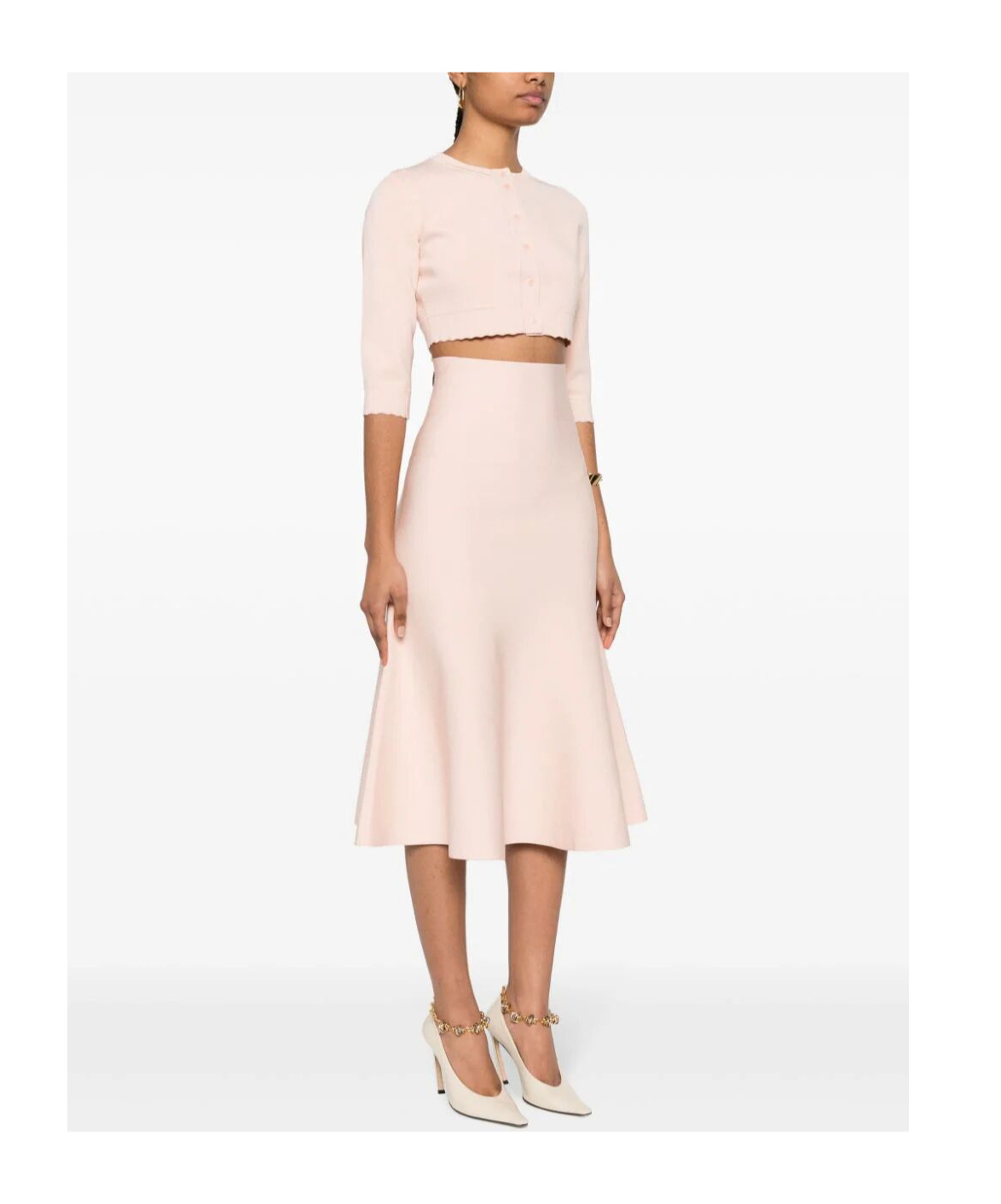 VICTORIA BECKHAM HORN-SHAPED MEDIUM-LENGTH SKIRT 