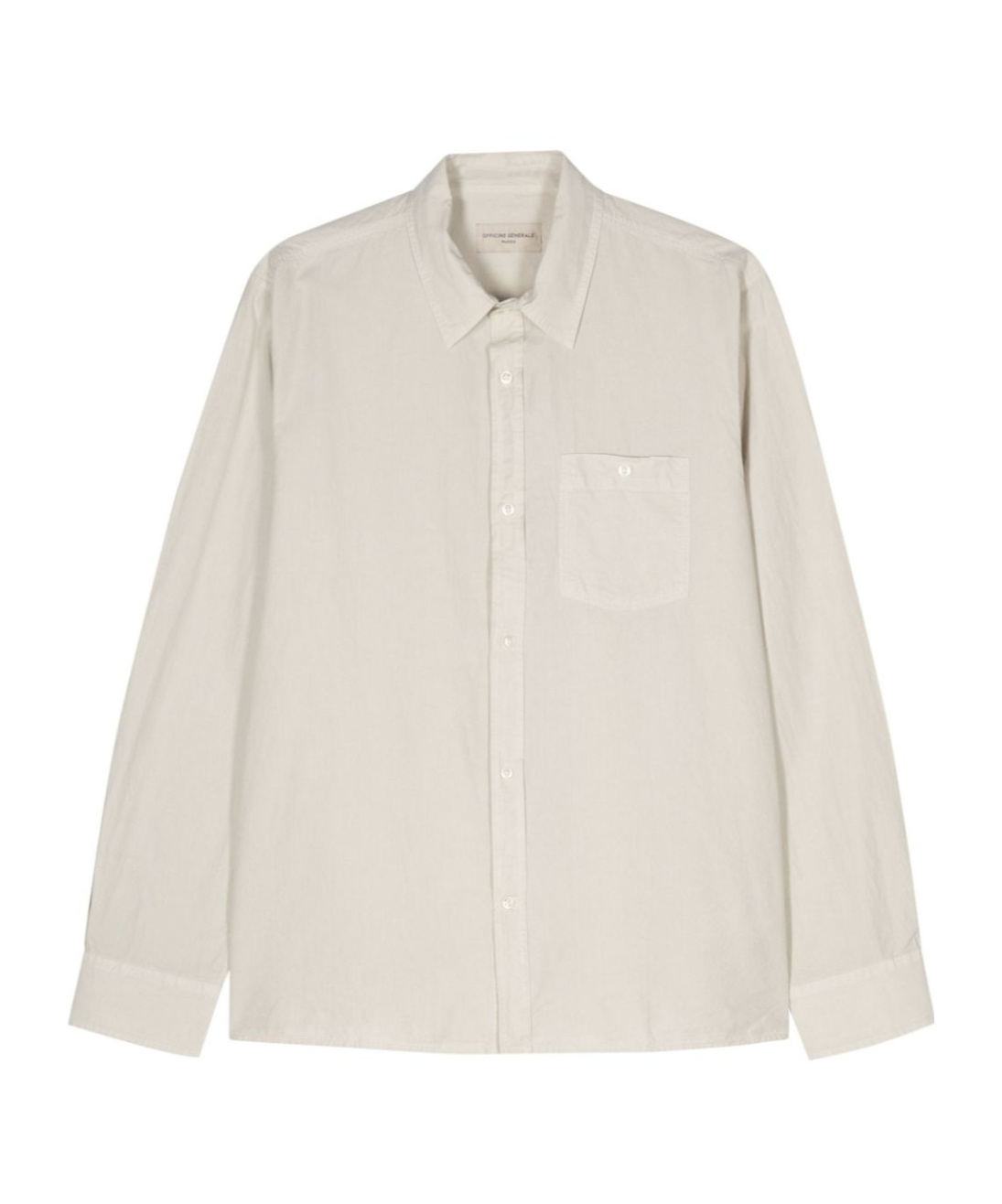 OFFICINE GENERALE ALEX CRINKLED-EFFECT SHIRT