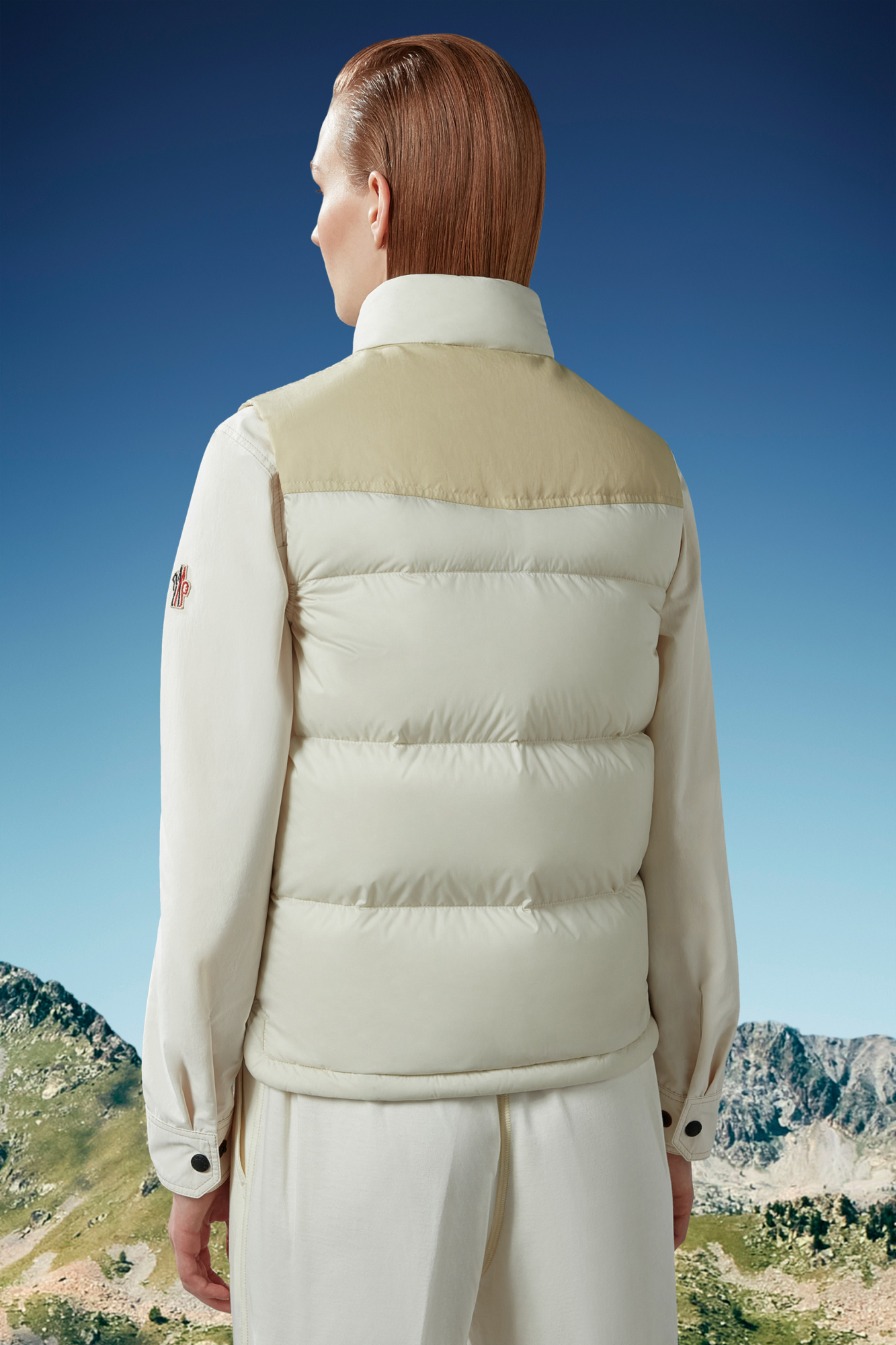 Moncler Sorapis Down-filled Gilet In White