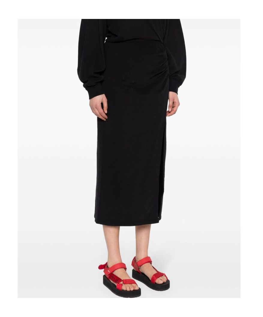 Isabel Marant Étoile Black Salomon Midi Dress In Black