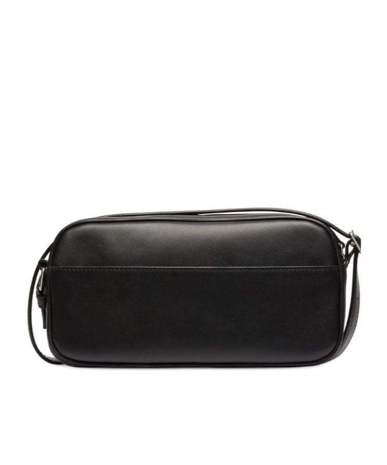 Courrèges Reedition Baguette Leather Bag In Black