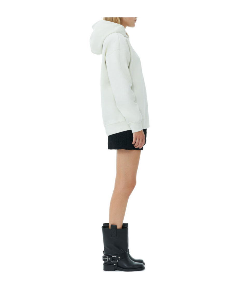 Ganni Hoodie In White