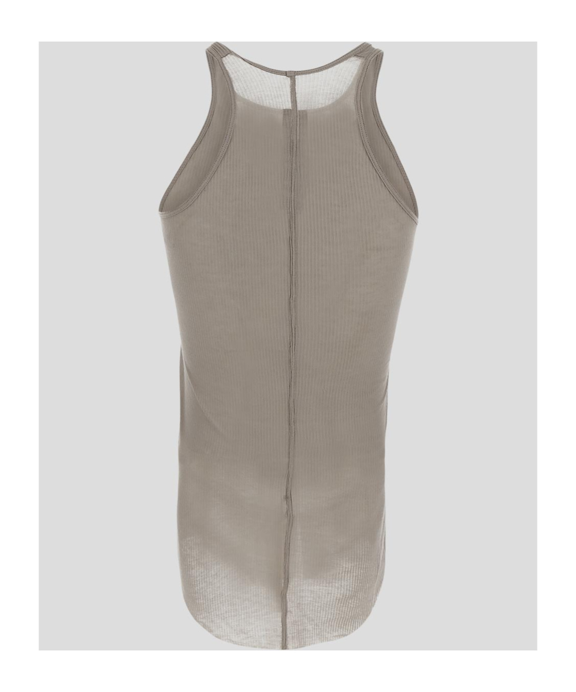 Rick Owens Women Basic Rib Tank In Nude