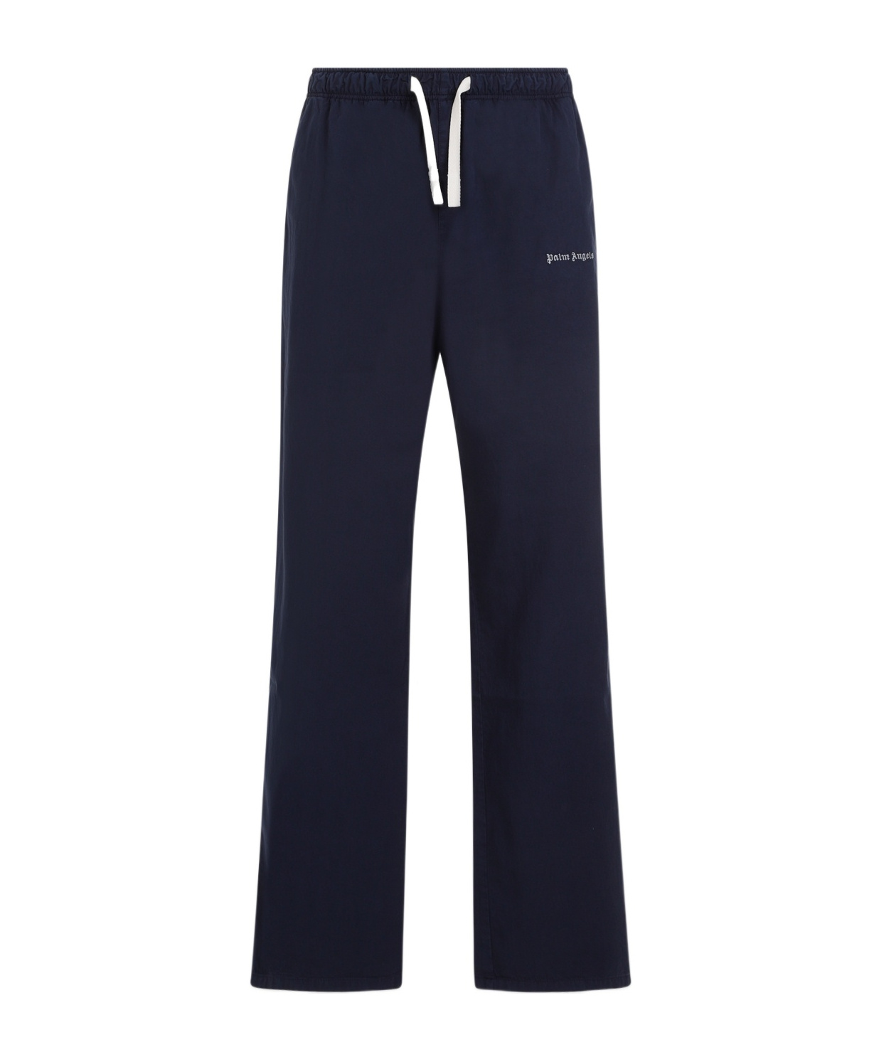 Palm Angels Logo Drawstring Track Pants In Black