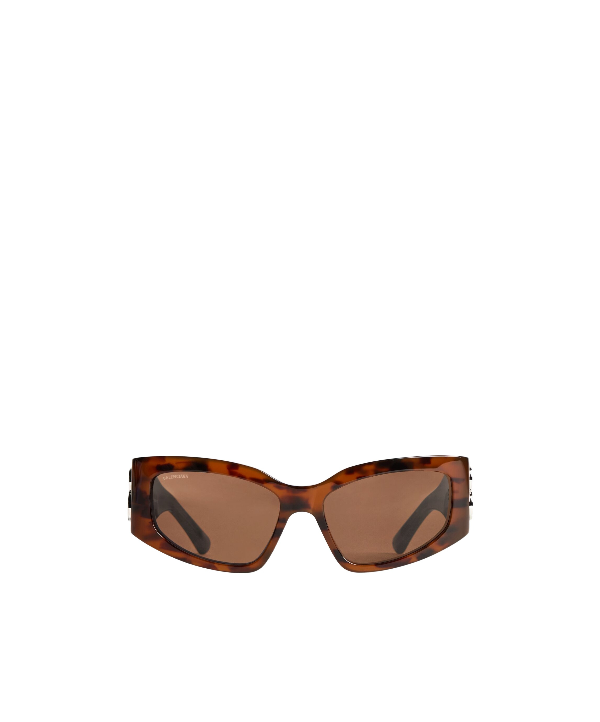Balenciaga Bossy Tortoiseshell-effect Sunglasses In Brown