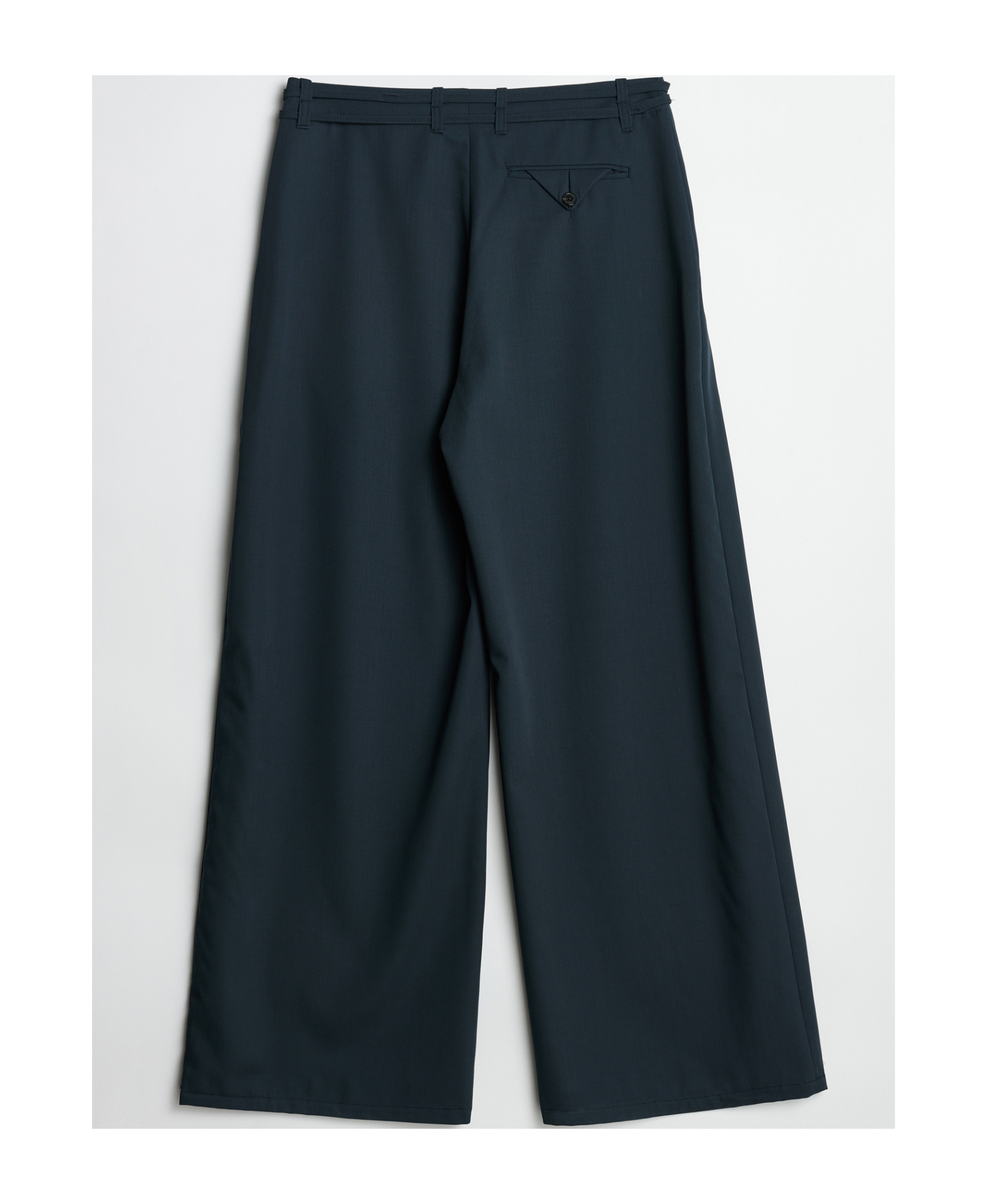 Our Legacy Wide-leg Wool Trousers In Black