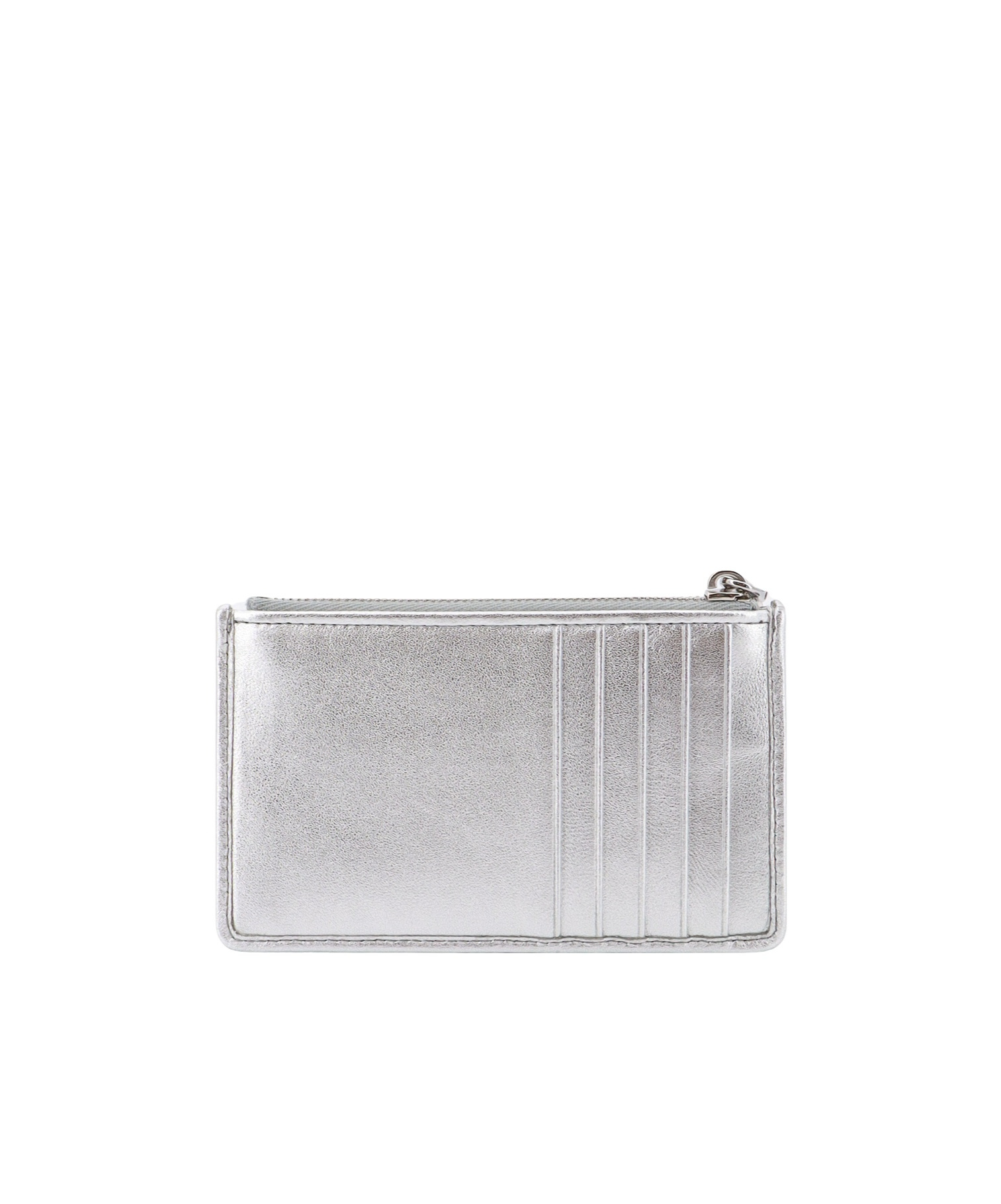 Miu Miu Logo-plaque Matelassé Wallet In White