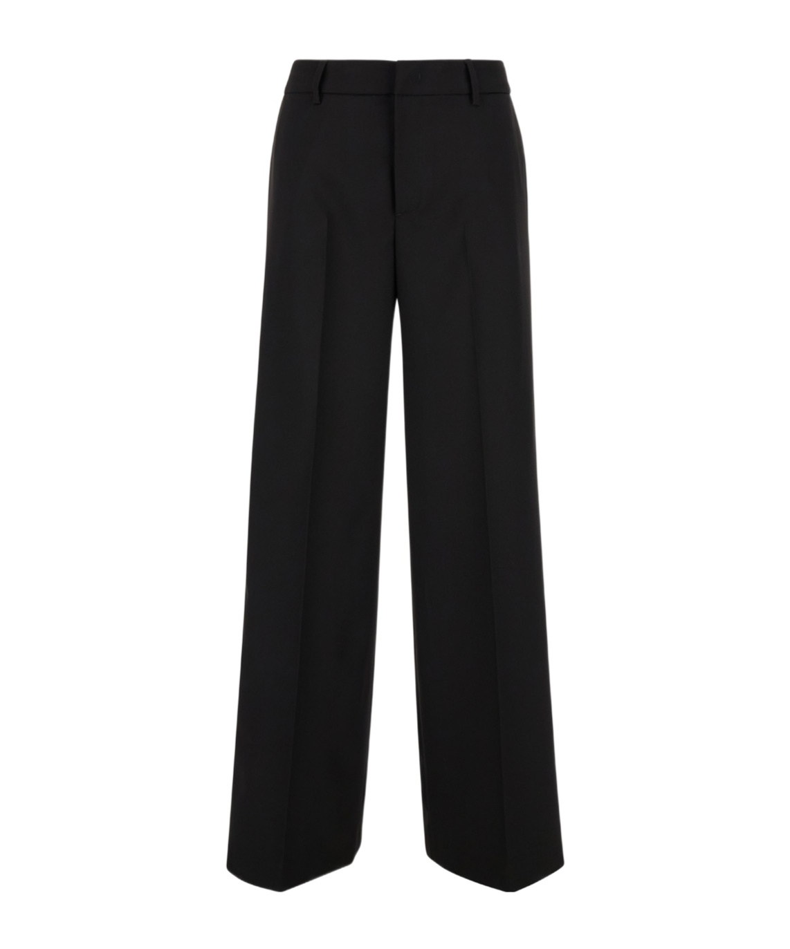 Pt Torino Belt Loop Belt Casual Pants In Black