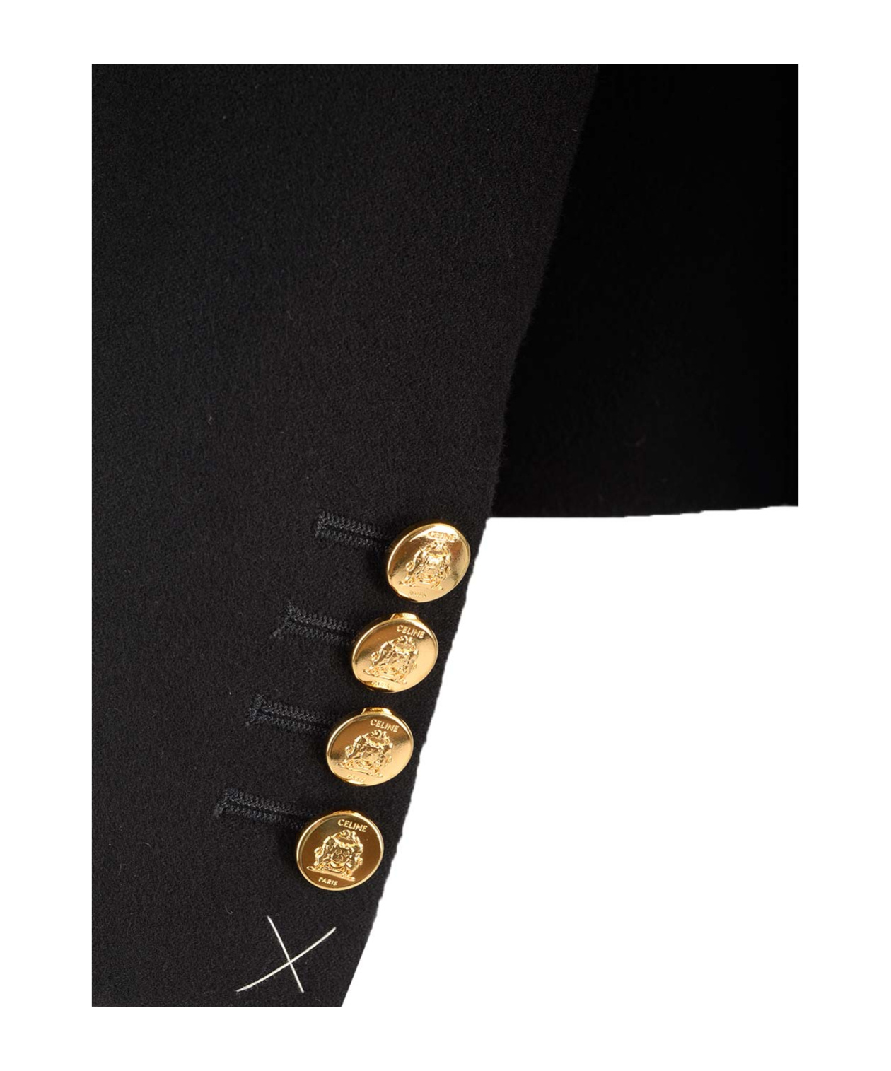 Celine V-collar Casual Jacket In Black