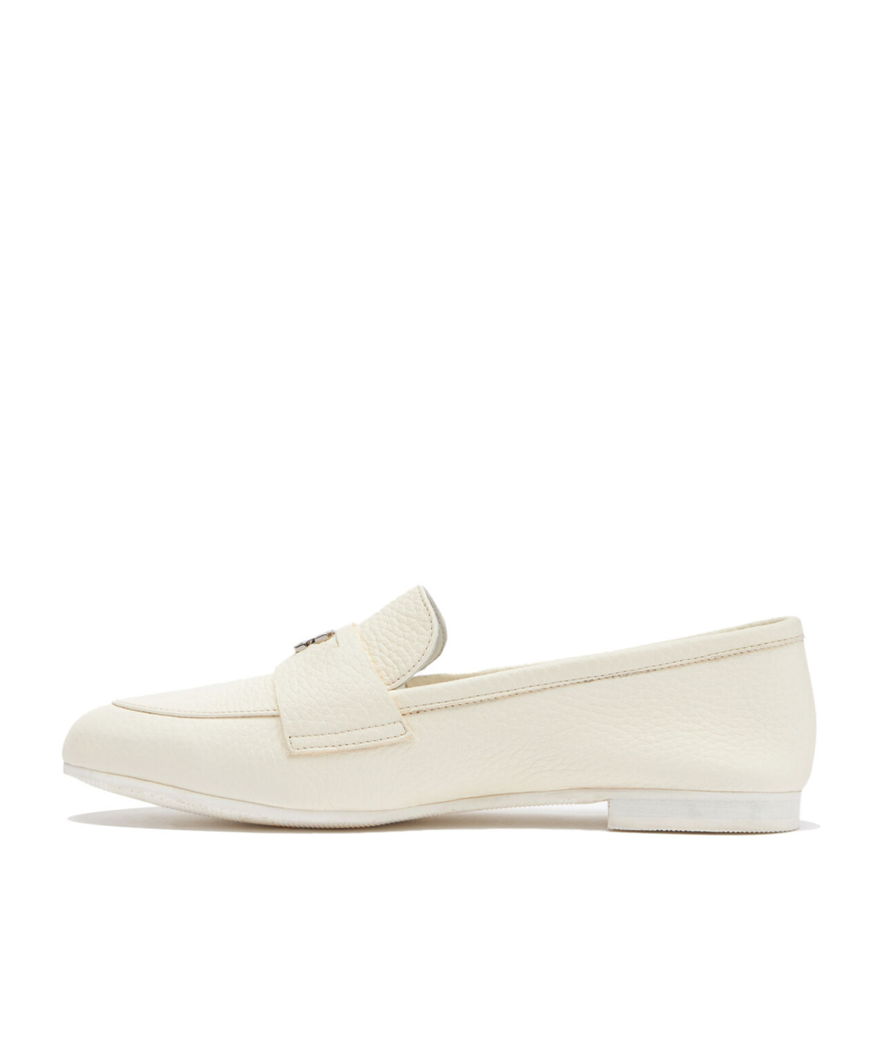 Casadei Woman Loafers Off White Size 6 Leather In White