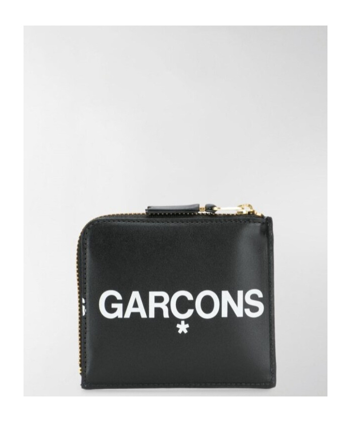 Comme Des Garçons Zipper Change Wallet In Black