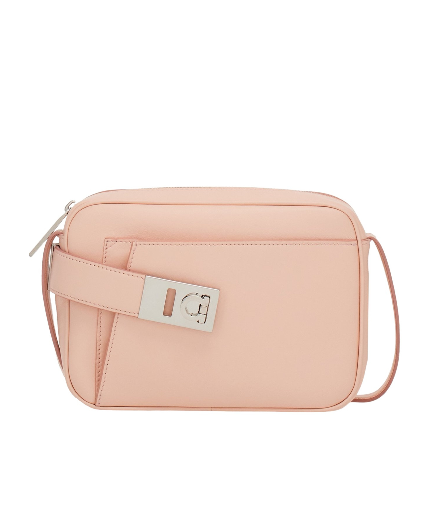 Ferragamo Small Archive Camera Case Crossbody Bag In Nude