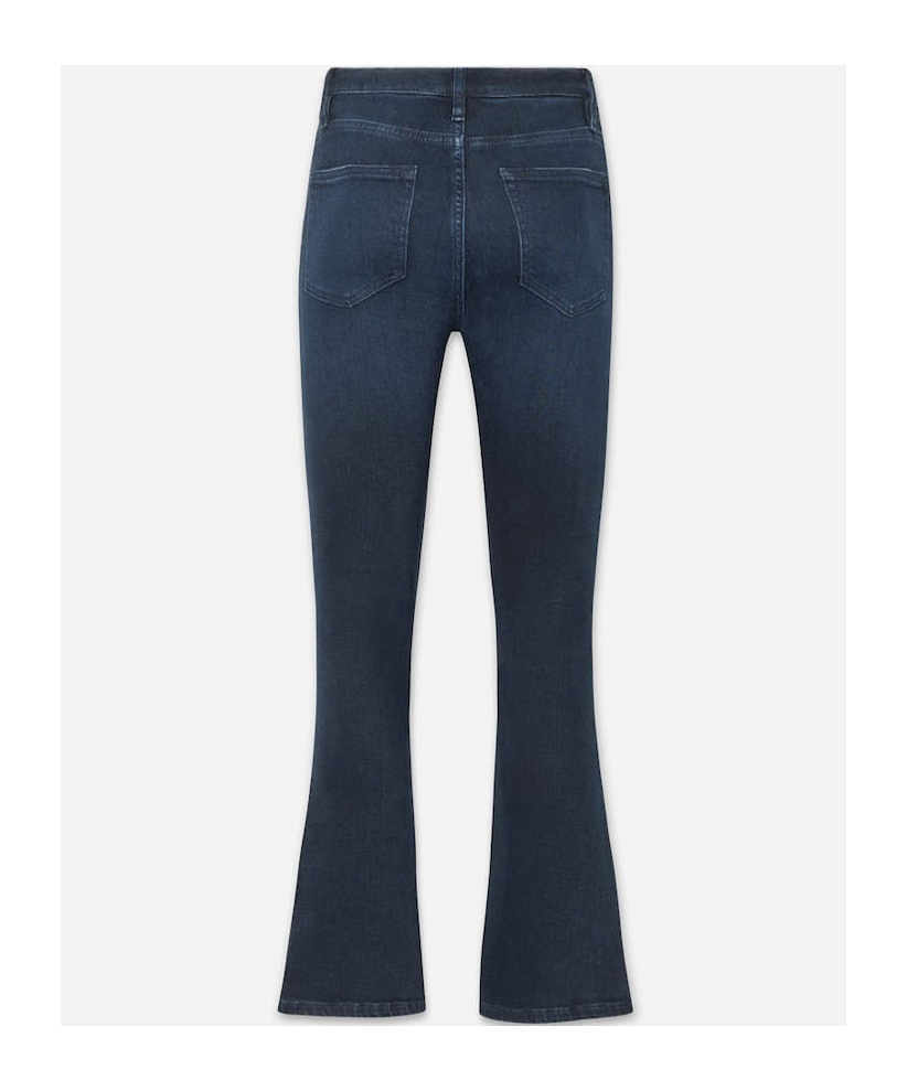 Frame Belt Ring Denim Trousers In Blue