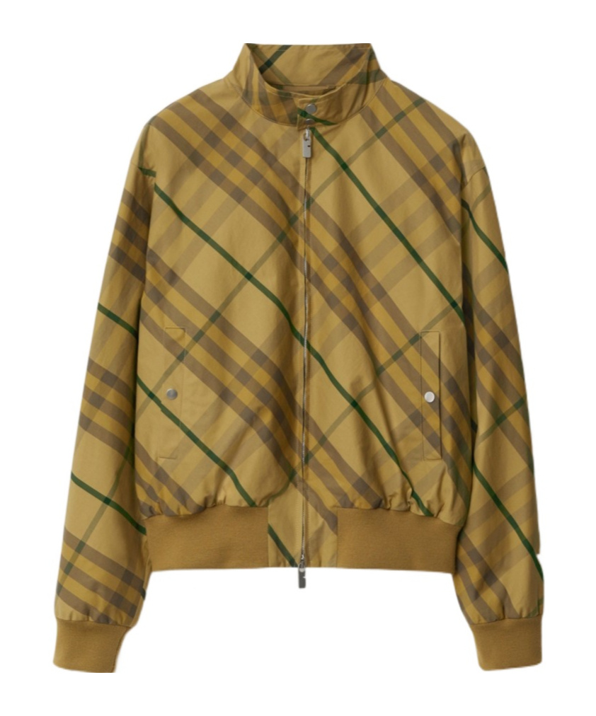 BURBERRY CHECK BOMBER JACKET