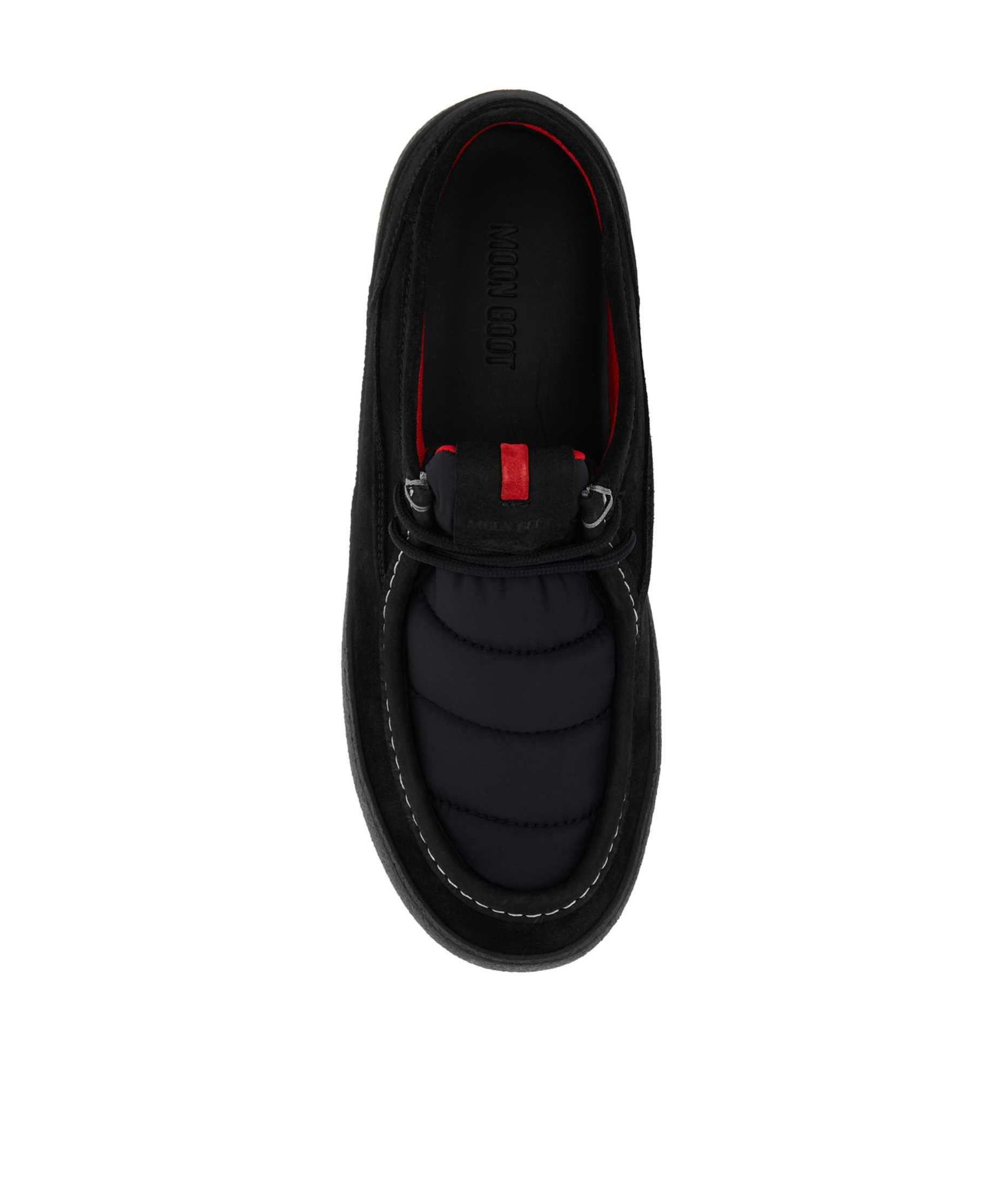 Moon Boot Mtrack Wallaby Panelled Suede Boots In Black