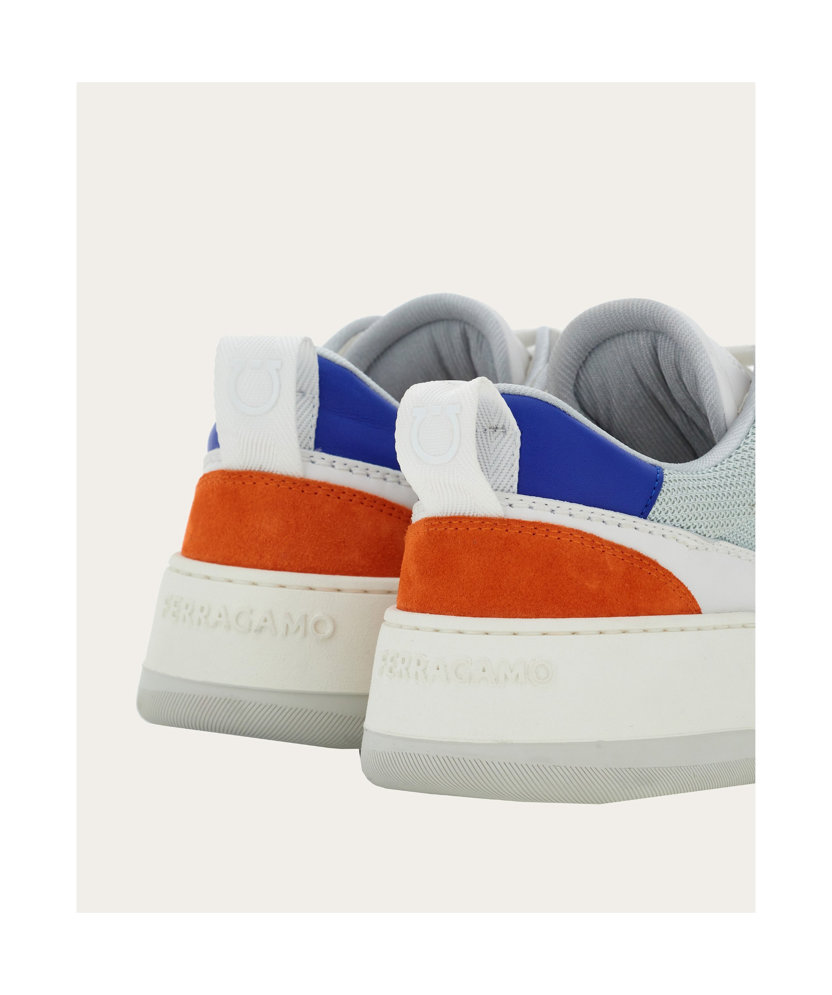 Shop Ferragamo Low-top Trainers In White