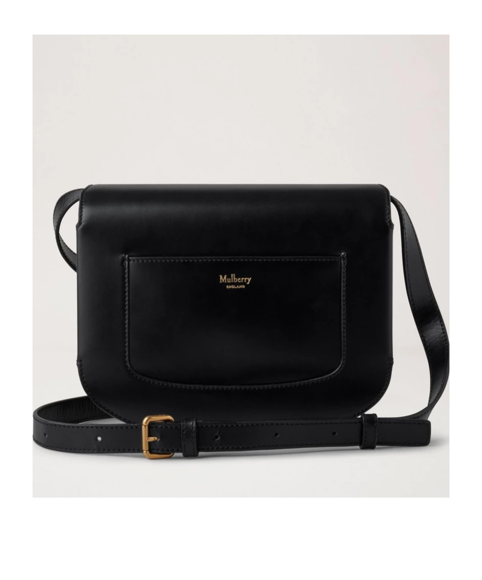 Mulberry Pimlico Leather Satchel Bag In Black