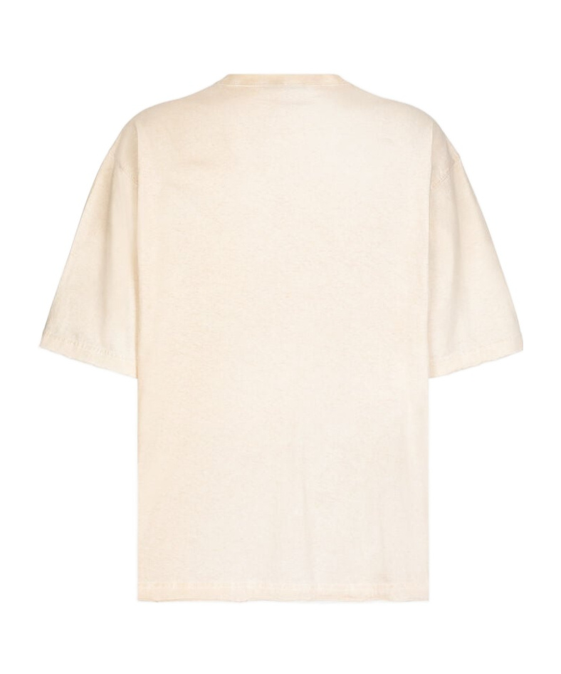 Dolce & Gabbana Tree-print Cotton T-shirt In Nude