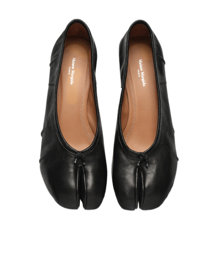 Maison Margiela Tabi New Ballerina Woman Black In Black