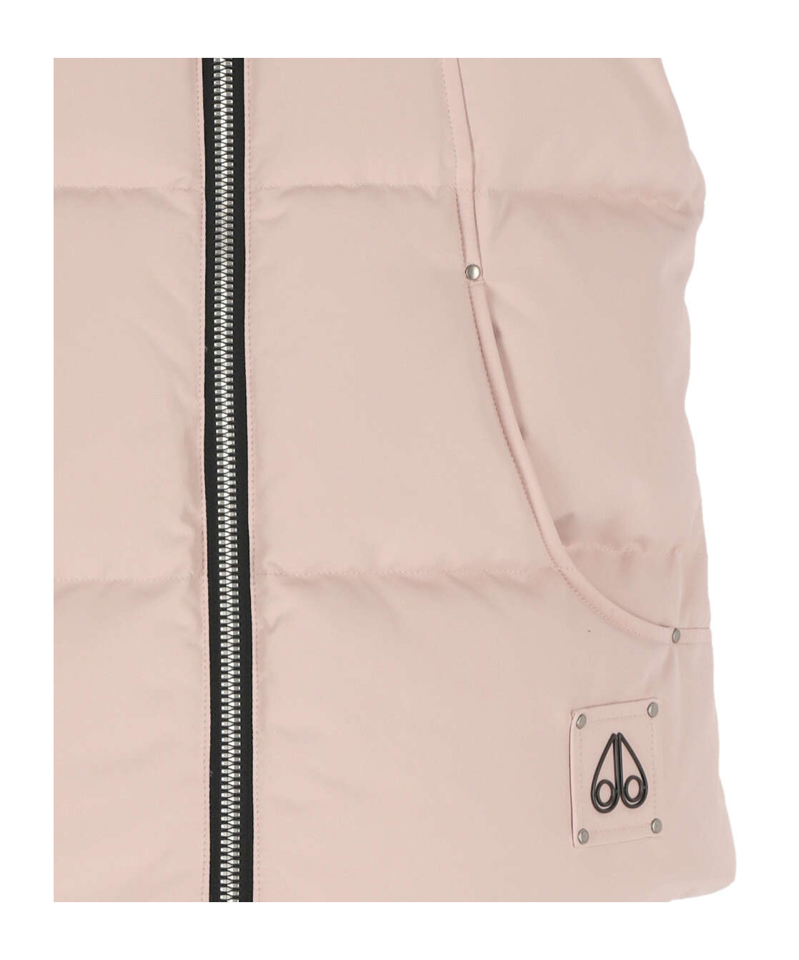 Moose Knuckles Sleevless Down Vest In Nude