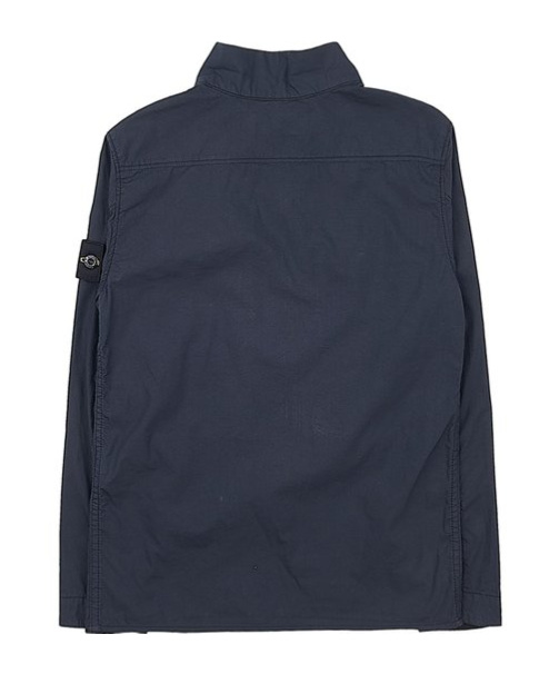 Stone Island Long Sleeved Jacket In Black