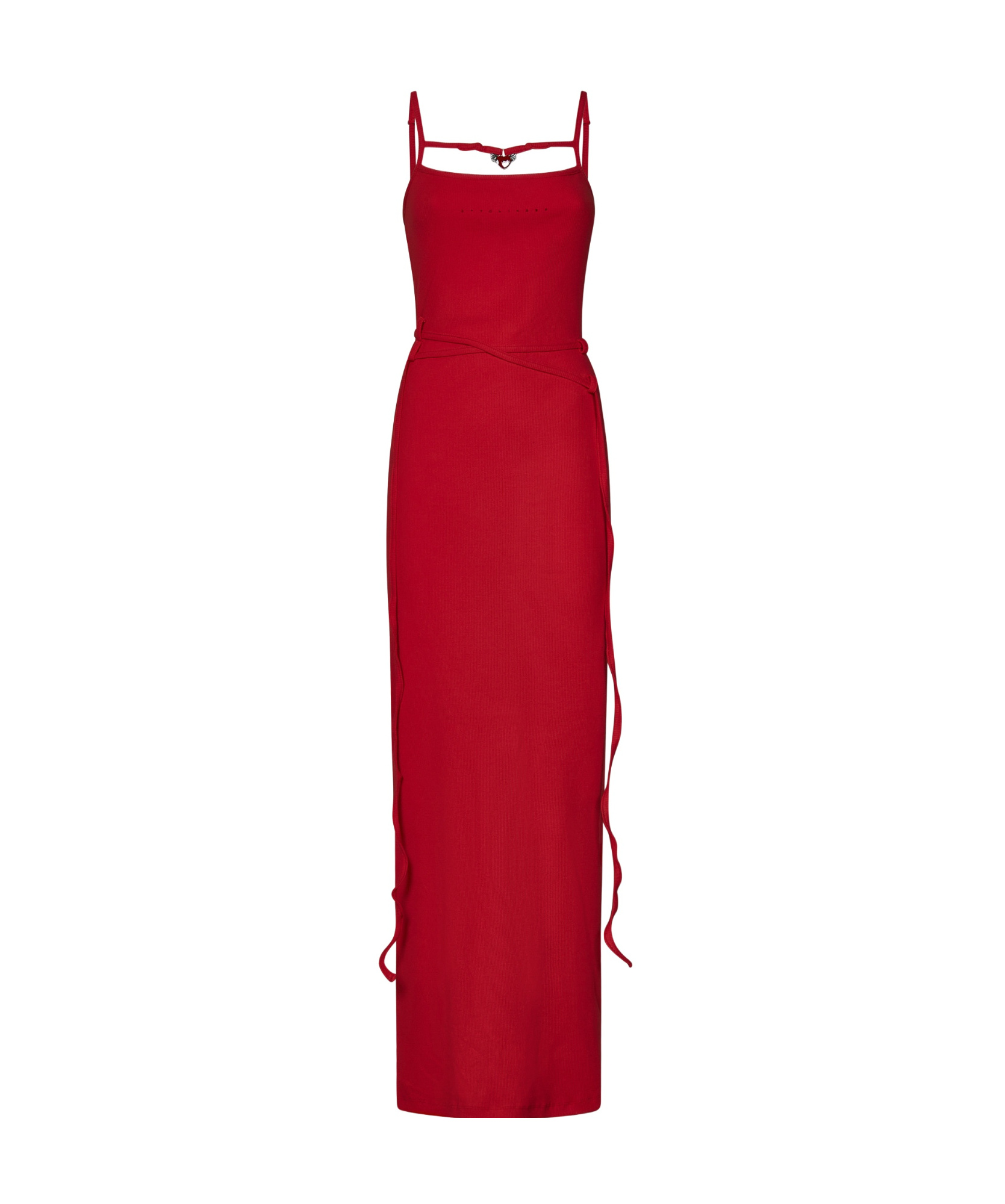 Ottolinger Charmed Long Dress In Red