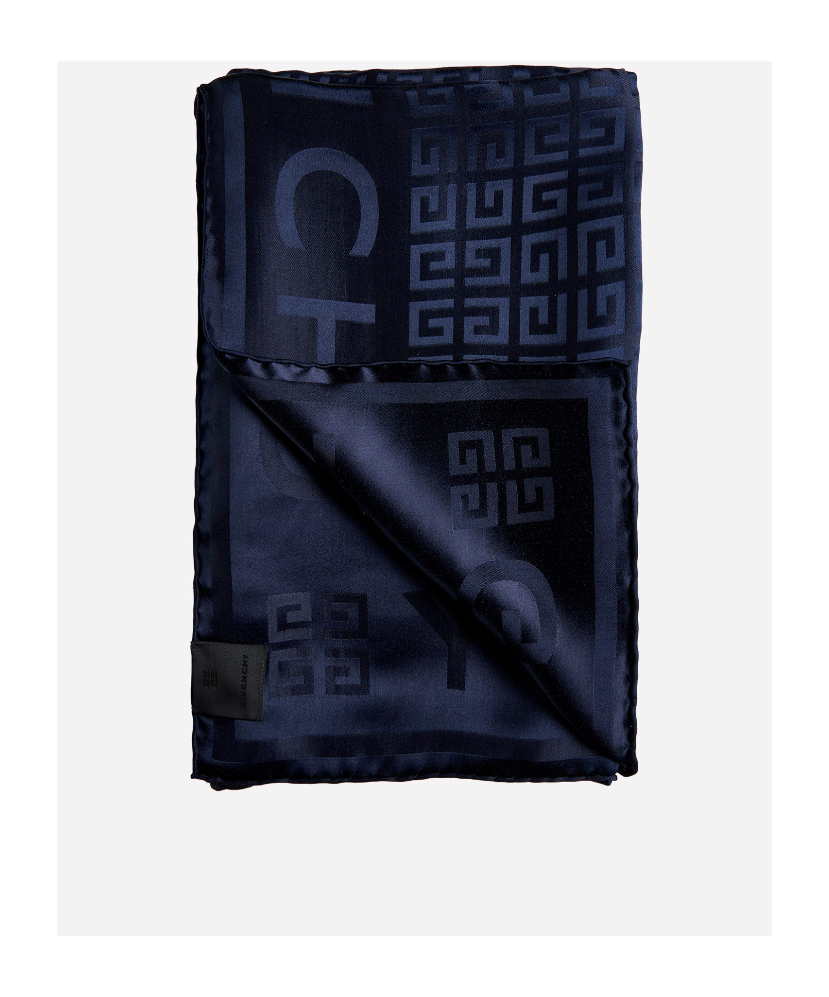 Givenchy Logo Scarf In Black