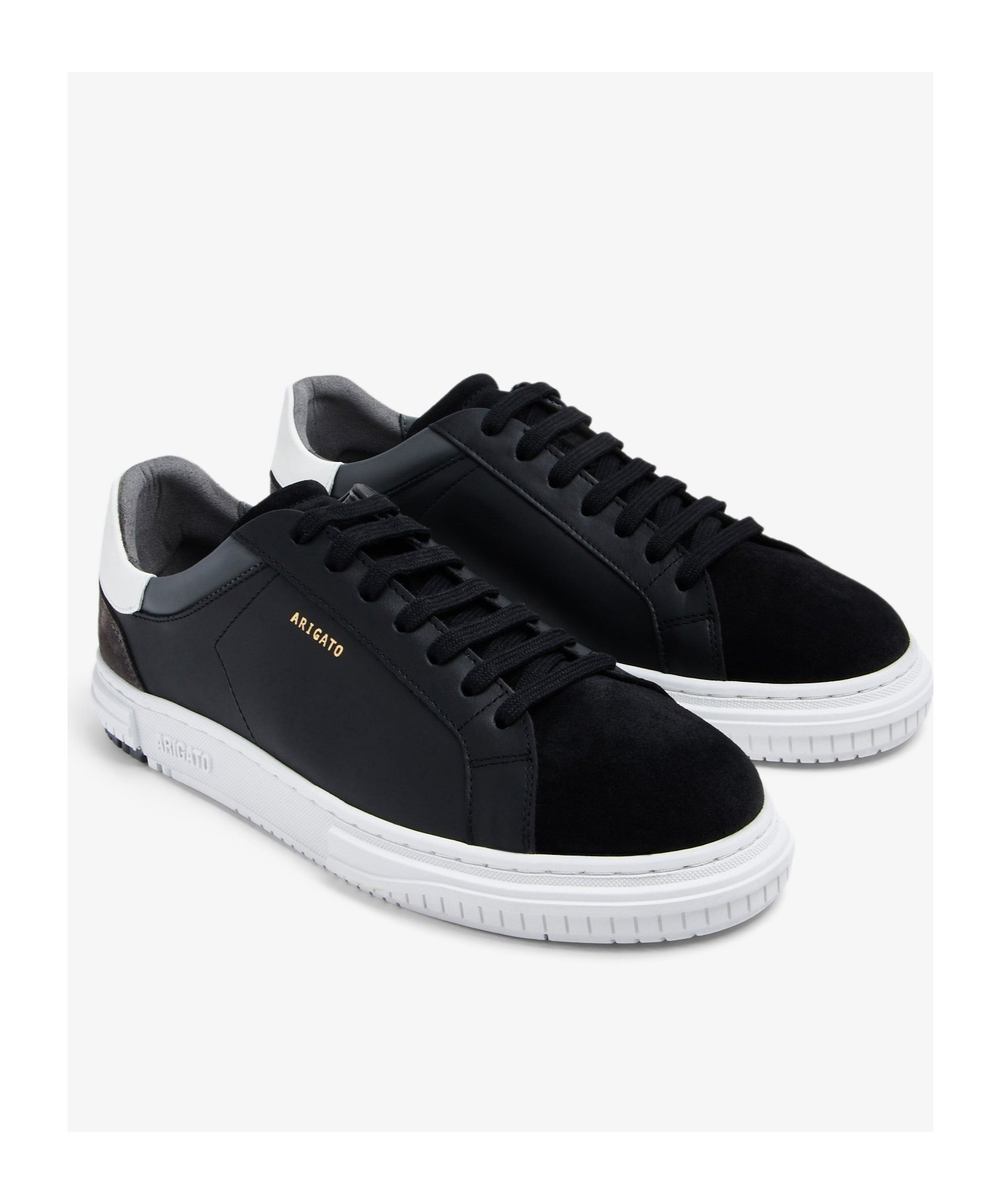 Axel Arigato Casual Black Sneakers With Leather In Black