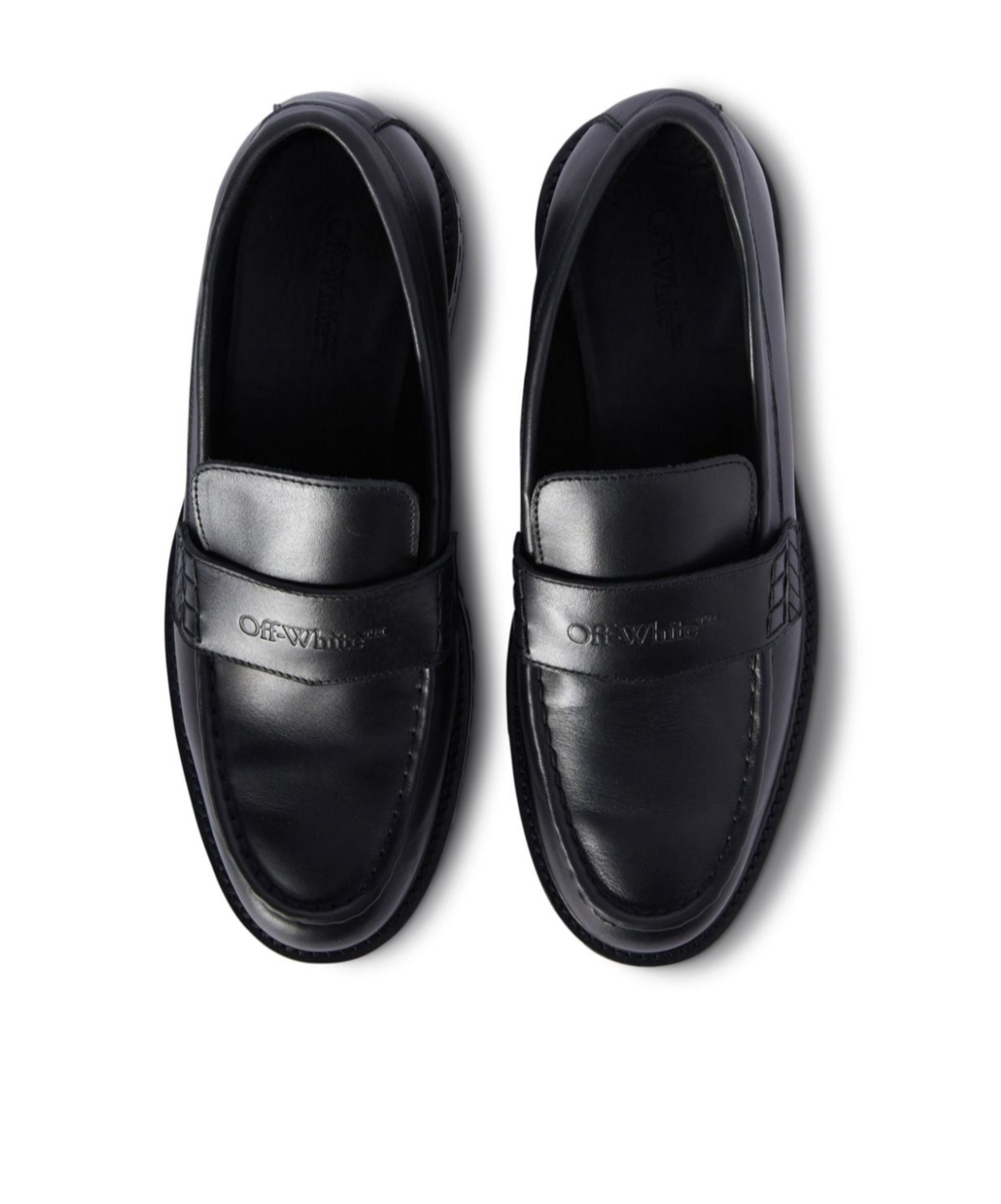 Off-white Off White Men Loafer With Logo In Black