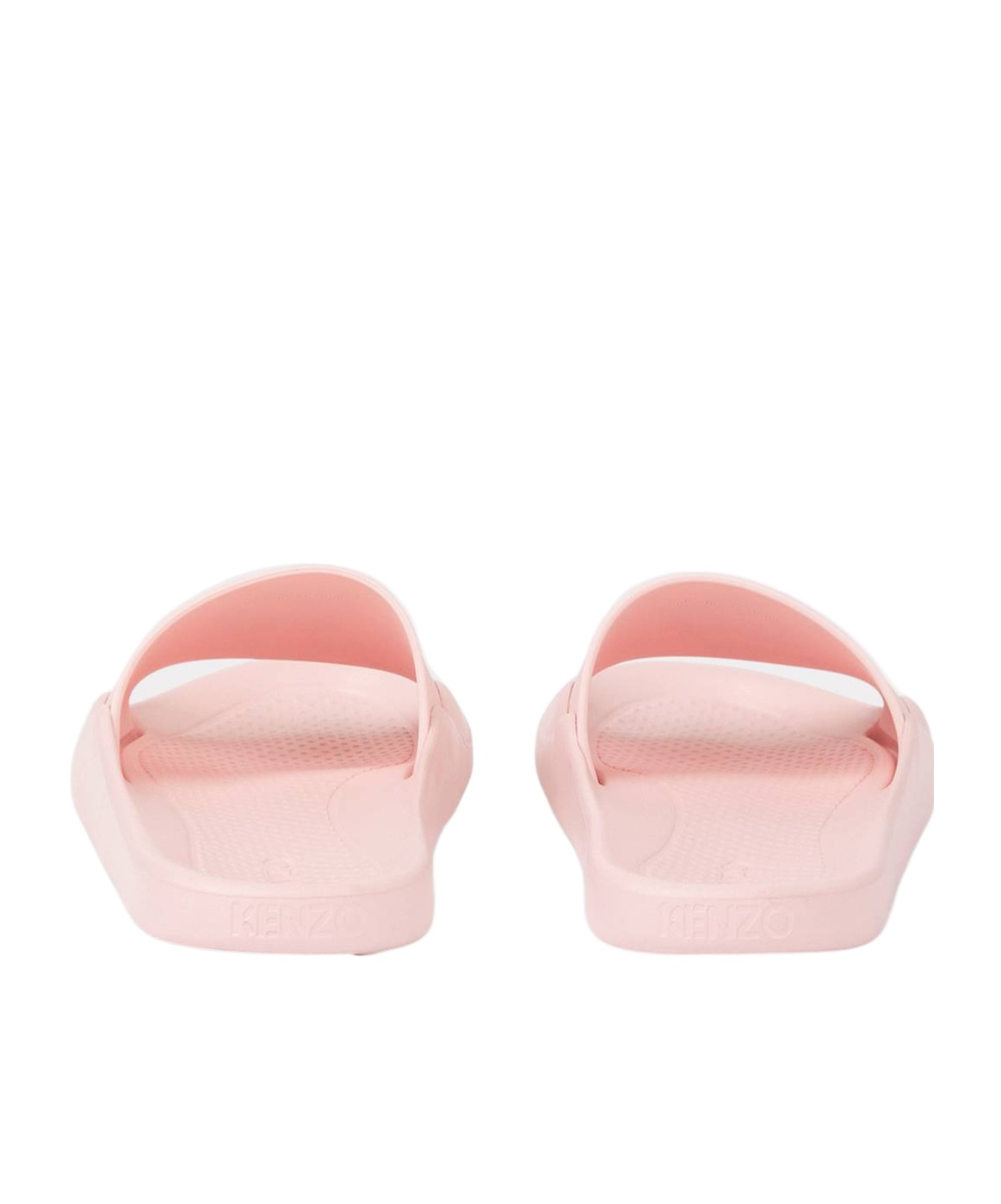 Kenzo Boke-flower Branded Slides In Pink