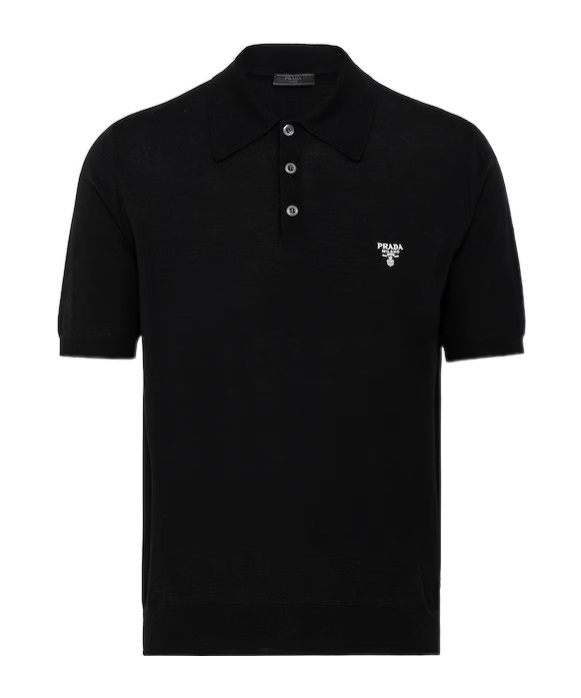 Prada Logo-print Short-sleeve T-shirt In Black