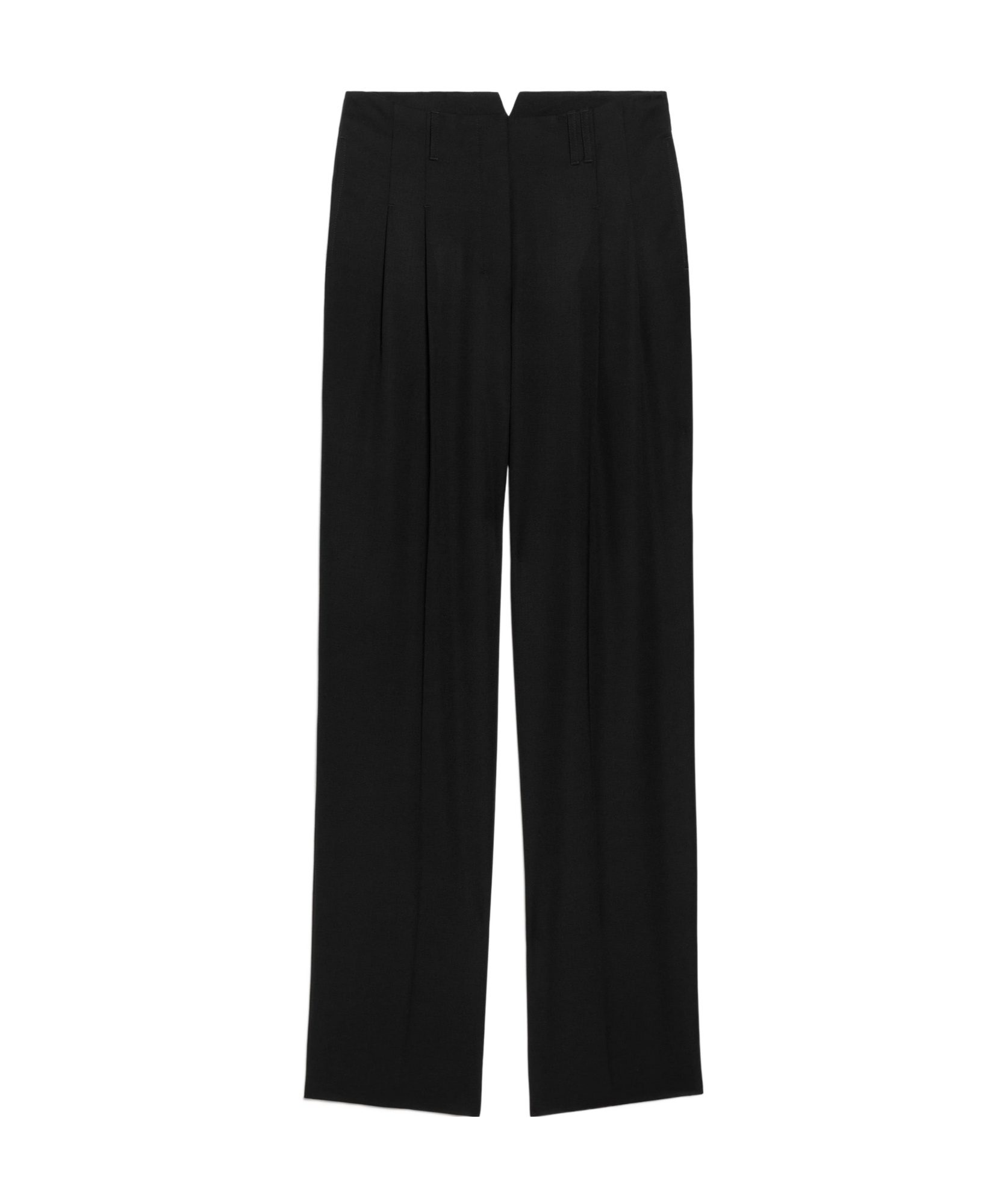 Jacquemus Straight-leg Trousers In Black
