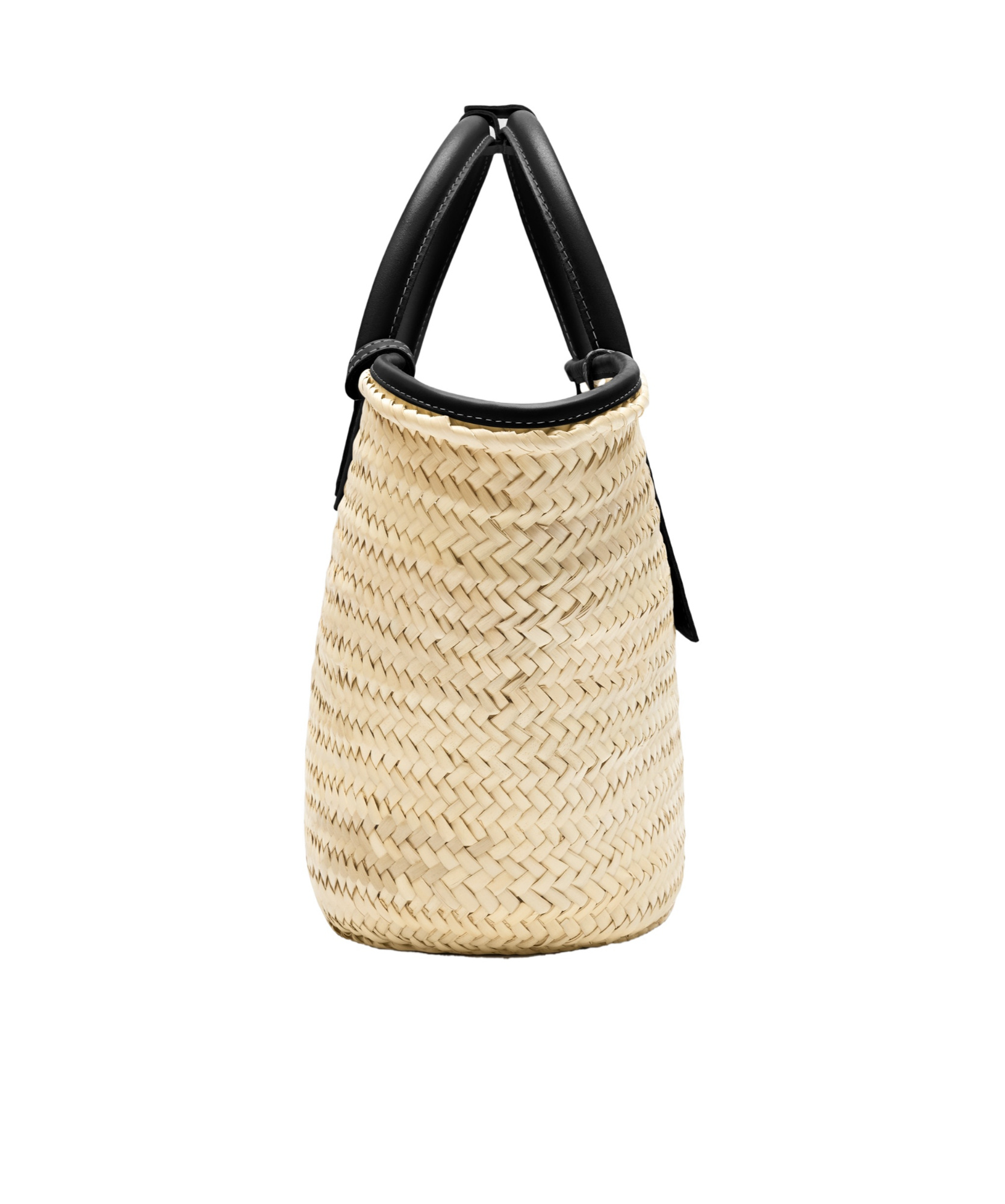 Jacquemus Logo-lettering Straw Beach Bag In Multicolor
