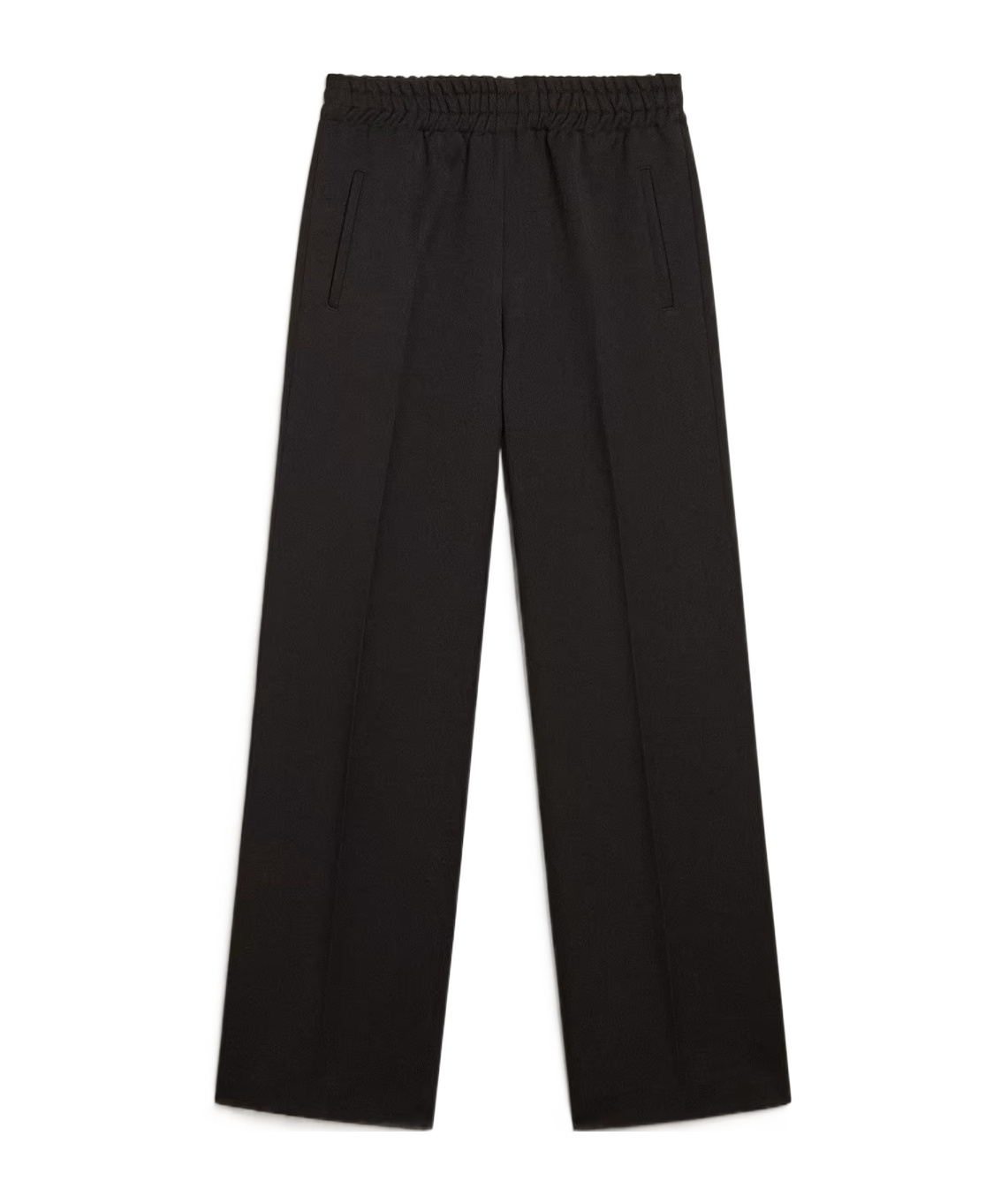 Shop Golden Goose Joggers In Dark Blue Wool Gabardine In Black