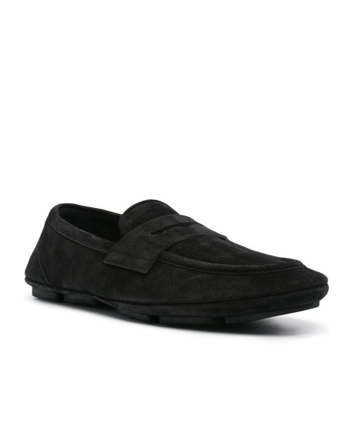 Dolce & Gabbana Dolce&gabbana Black Suede Loafer In Black