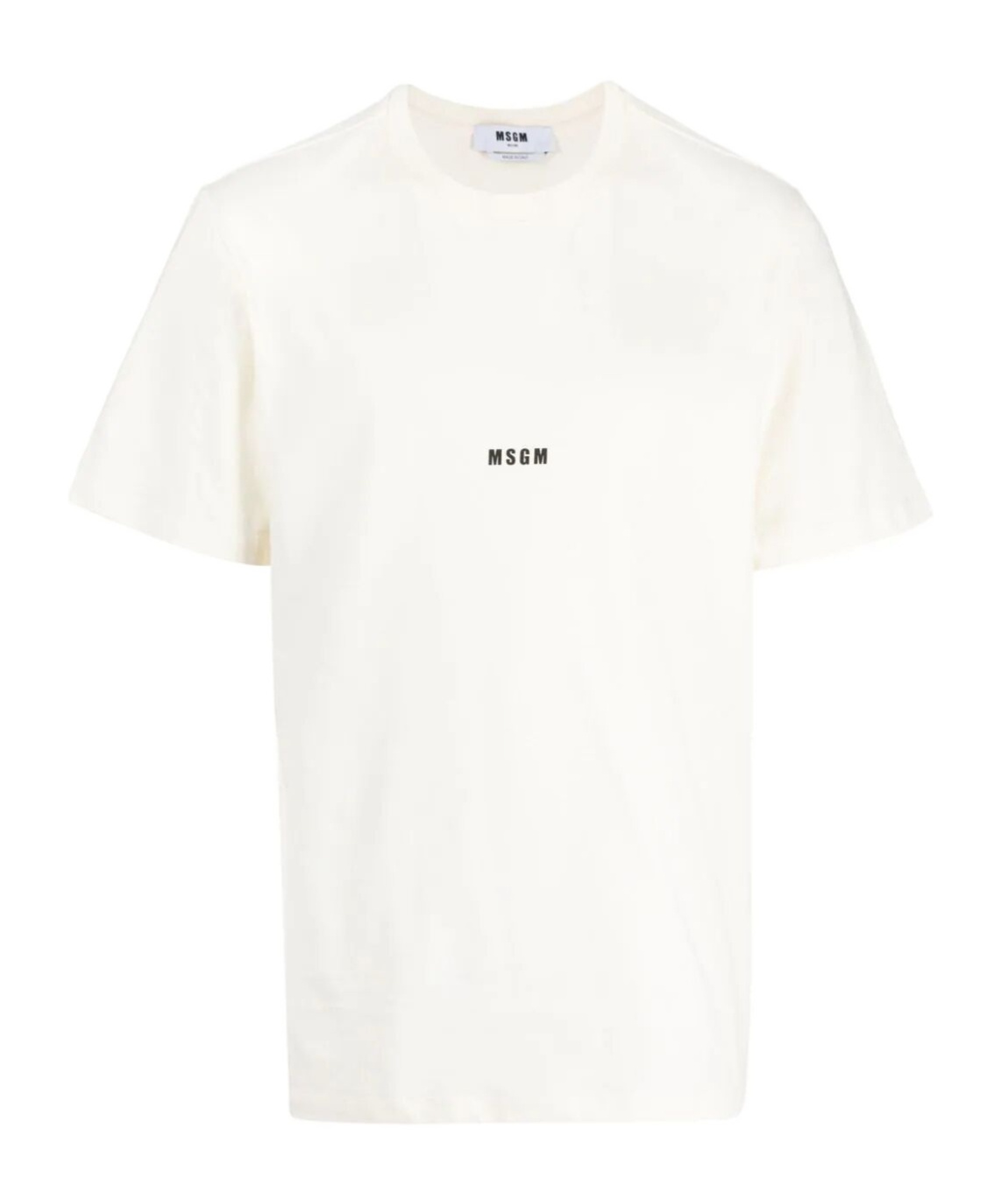Msgm Logo-print Cotton T-shirt In White