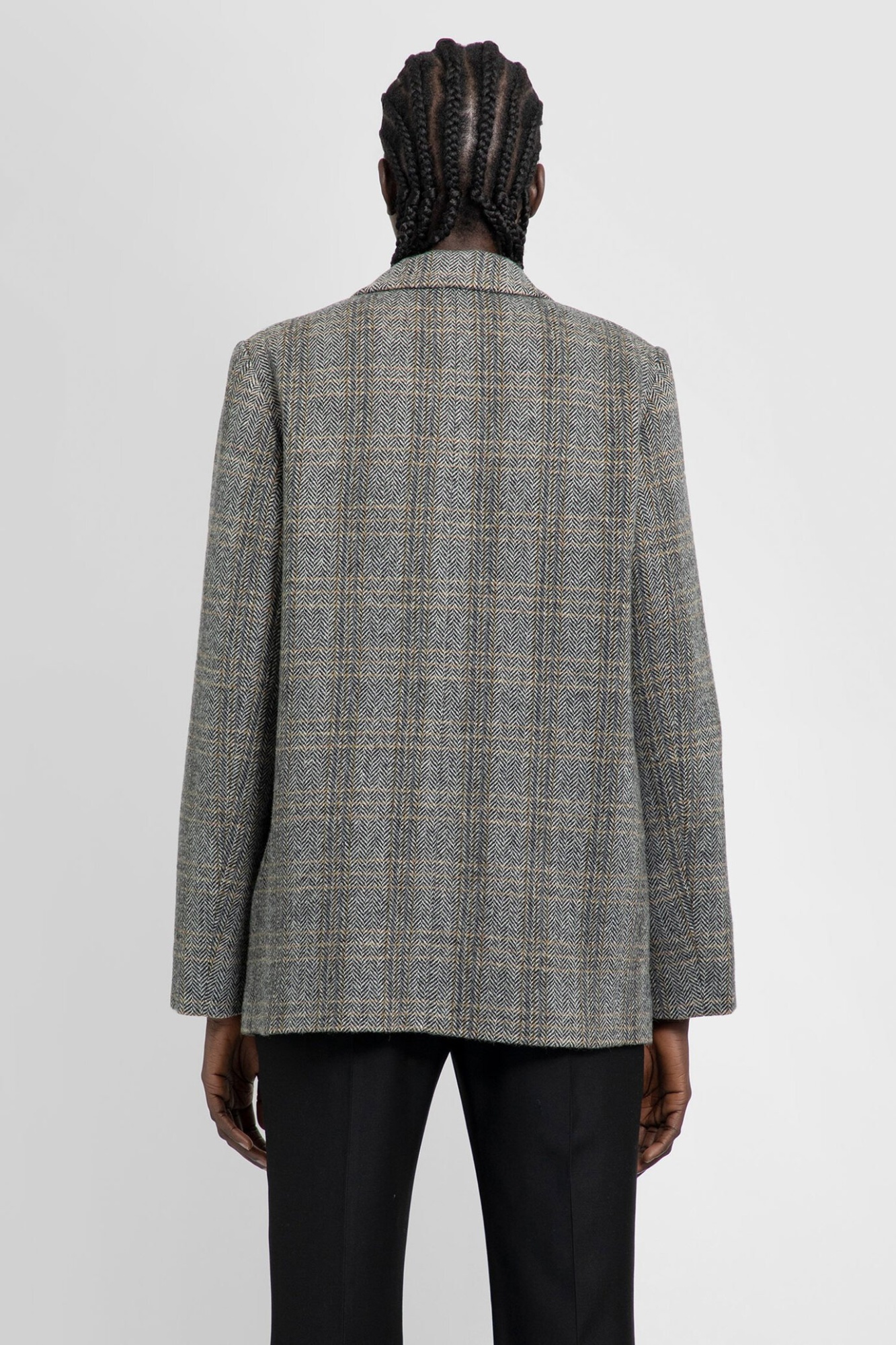 Isabel Marant Étoile Charly Single-breasted Wool Blazer In Gray