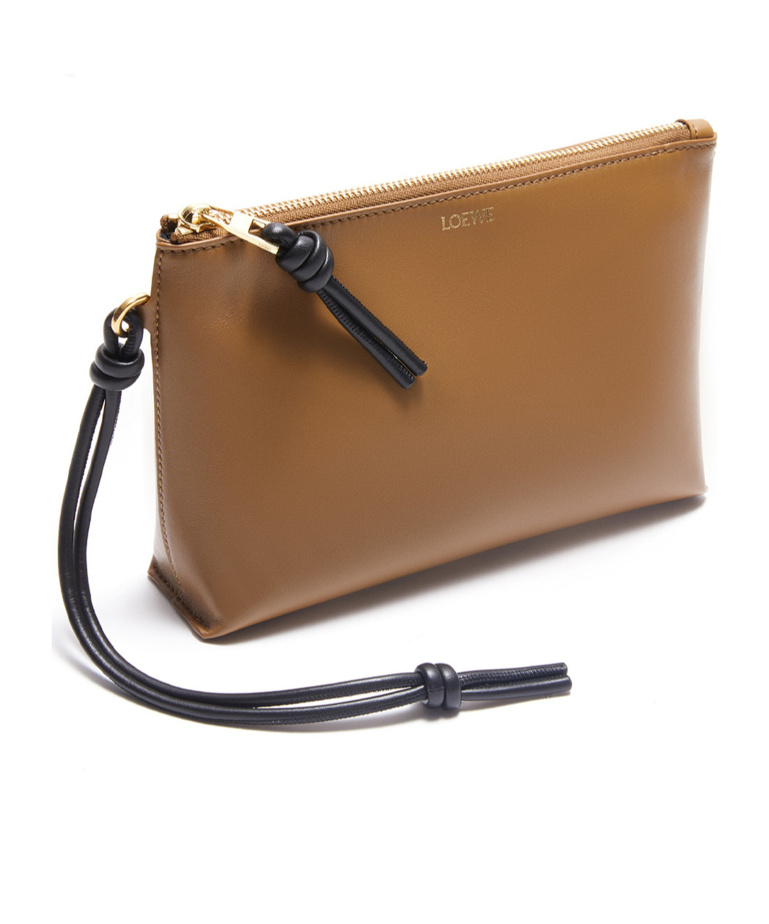 Loewe Knot T Clutch Bag In Brown