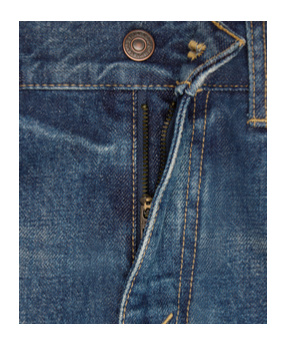 Shop Celine Marco Jeans In Dark Union Wash Denim In Blue