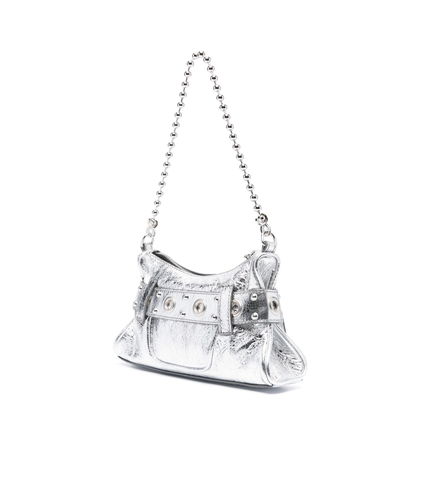 Dsquared2 Gothic Belt Shoulder Bag In White