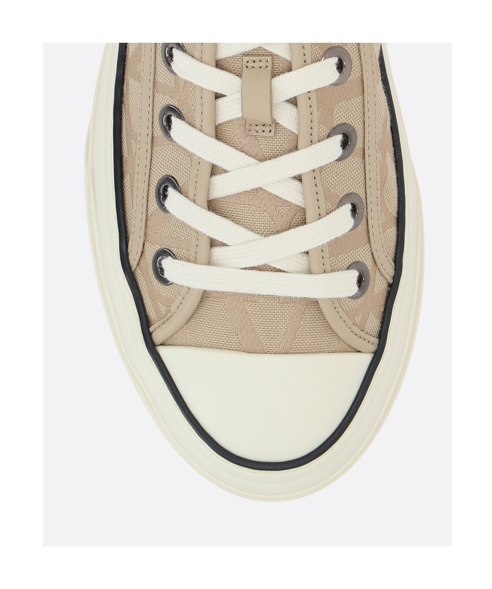 Valentino Totaloop Platform Sneakers In Nude
