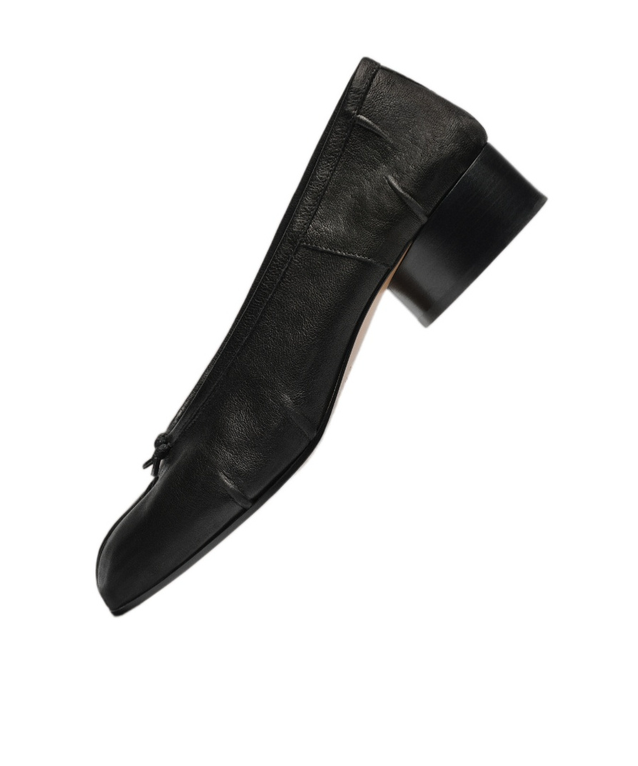 Maison Margiela Tabi New Ballerina Woman Black In Black