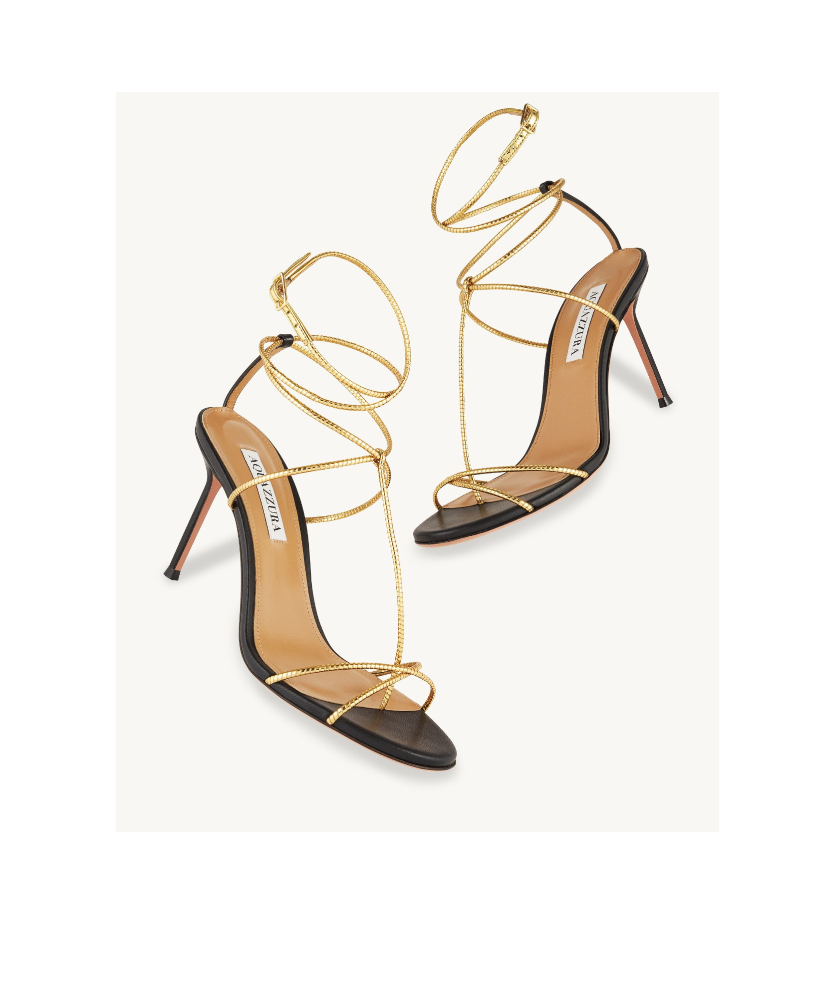 Aquazzura Roman Romance 85mm Sandals In Multicolor