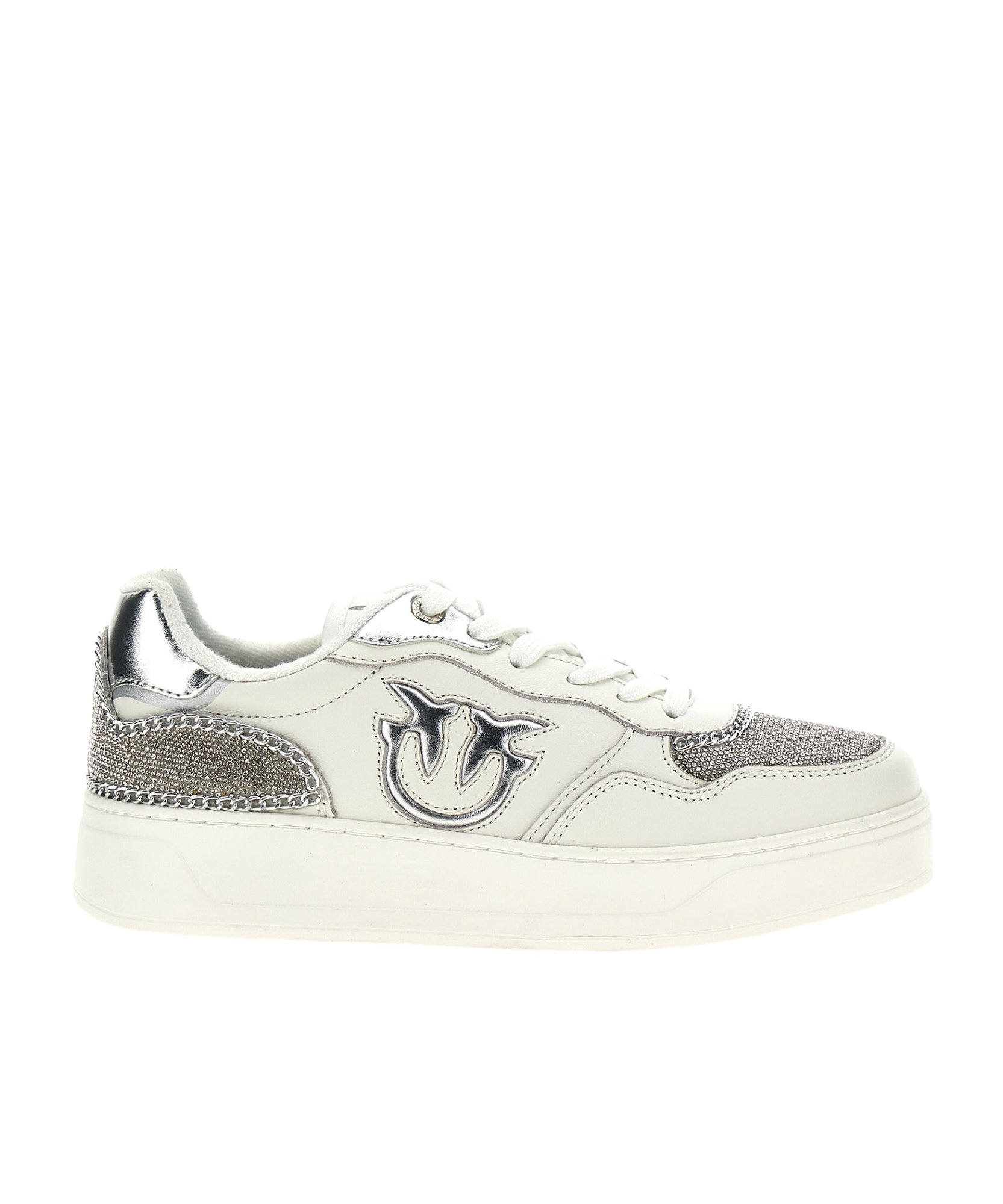 Shop Pinko Portland Sneakers In White