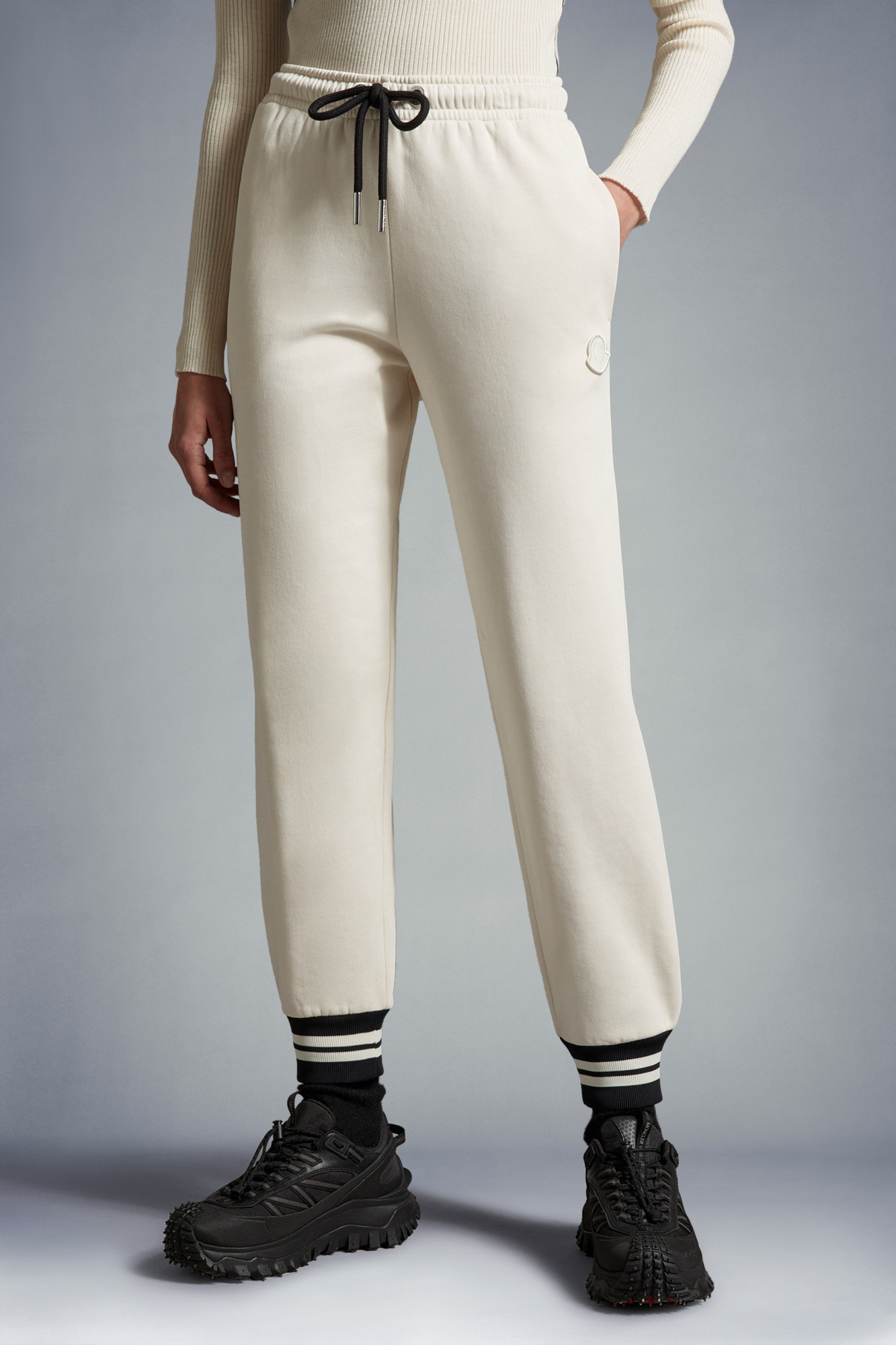 MONCLER FLEECE TRACK PANTS