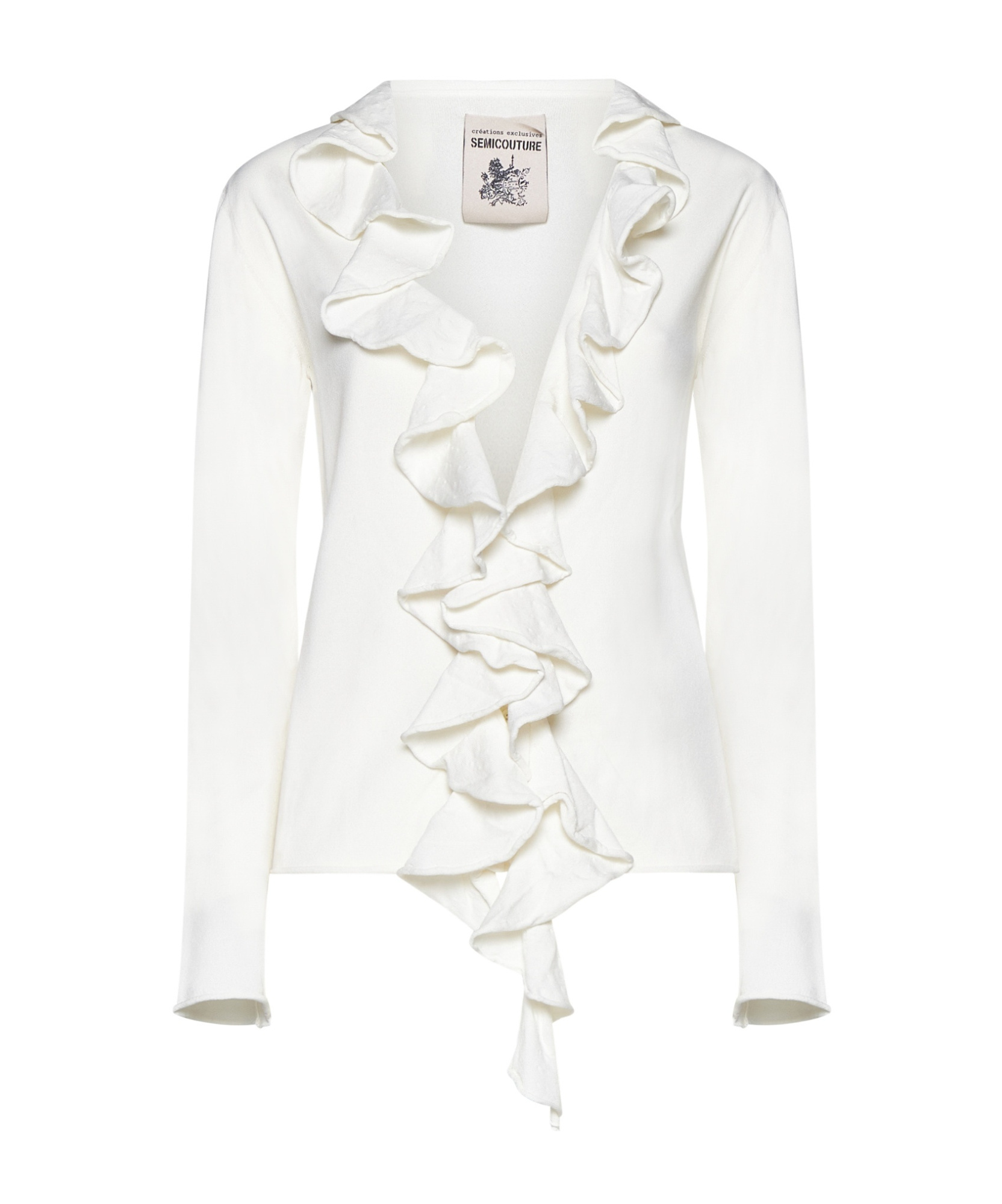 Semicouture Cardigan In White