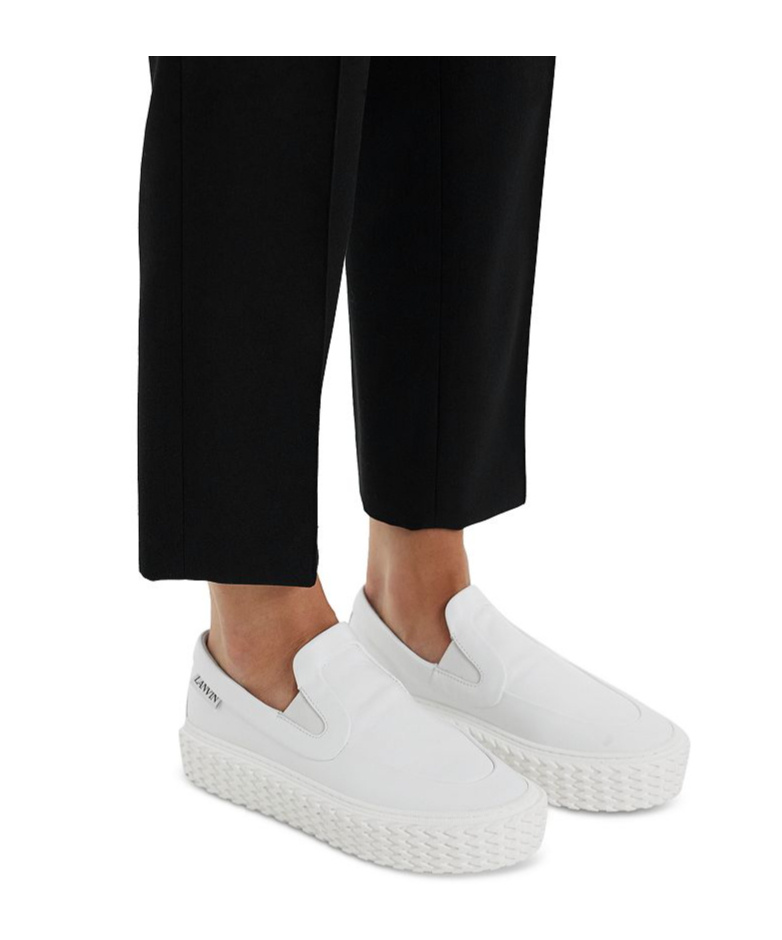 Lanvin Thick-soled Sports Shoes In White