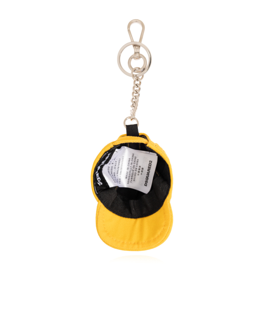 Dsquared2 Be Icon Keyring In Yellow